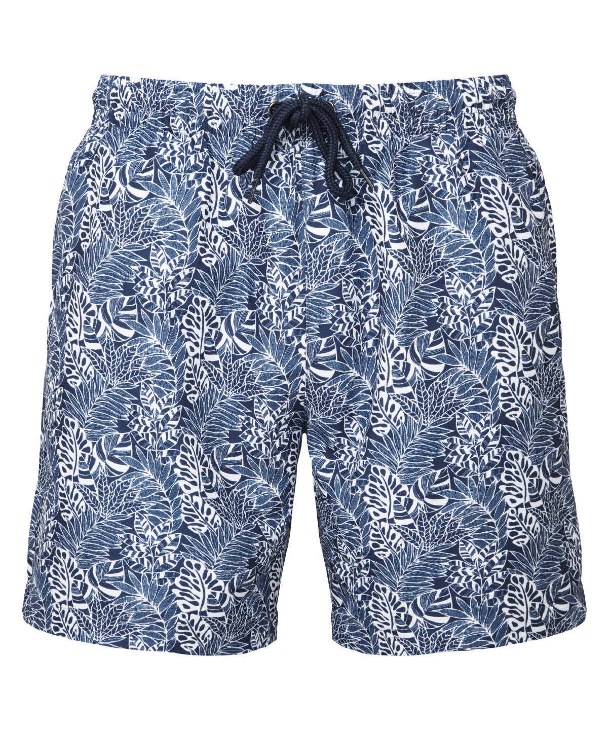 Shorts - Gör ett intryck med Wombat badshorts White Navy Leaf