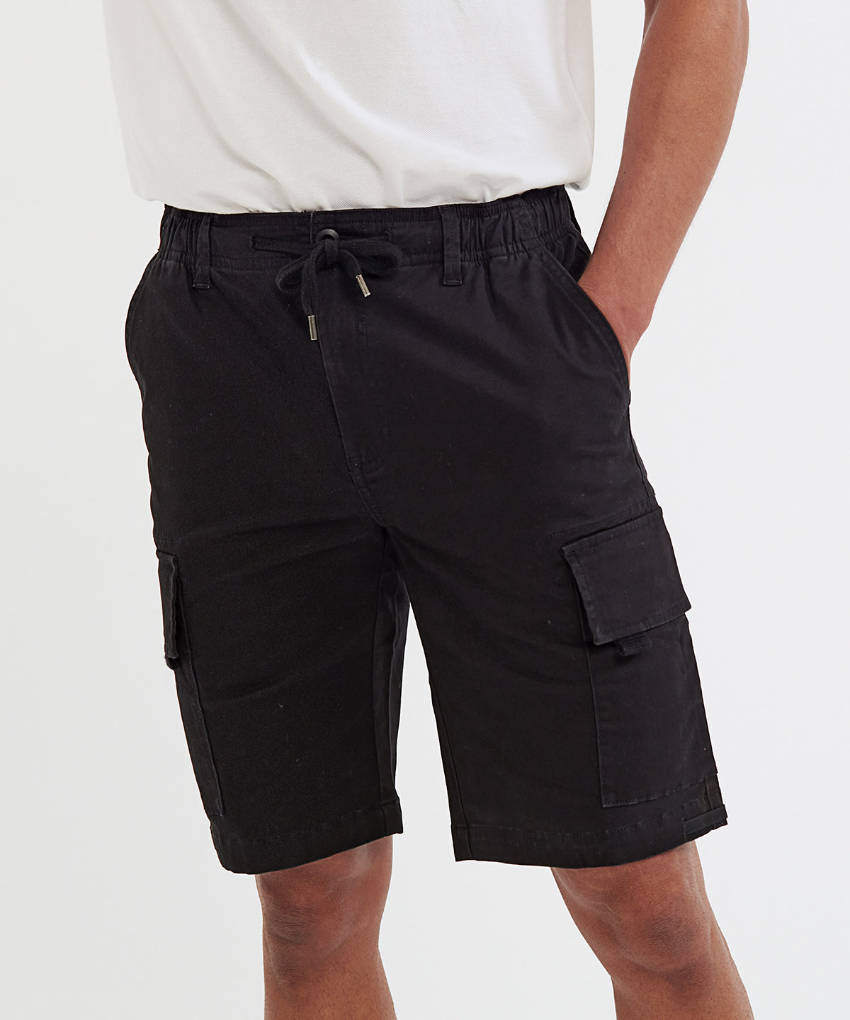 Shorts - Herrshorts med Snörning och Fickor