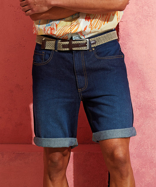 Shorts - Bekväma Herrjeansshorts med Autentisk Finish