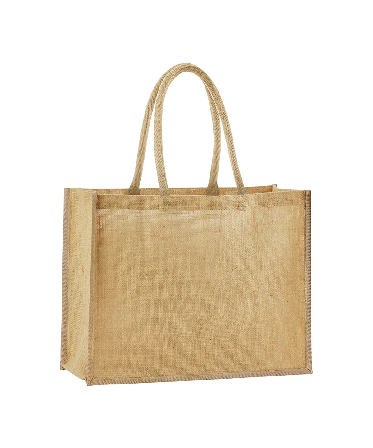 Bags - Klassisk Shopper i Naturlig Stärkt Jute Natural One size