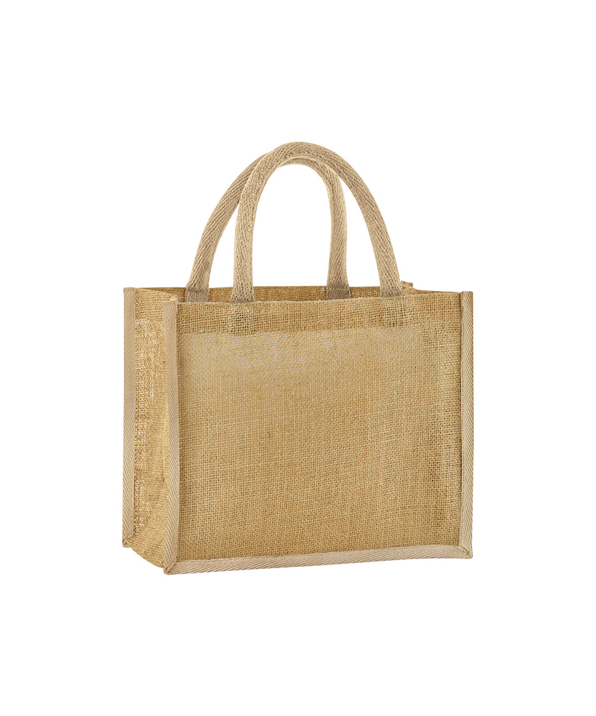 Bags - Midi-tote i Naturlig Stärkt Jute Natural One size