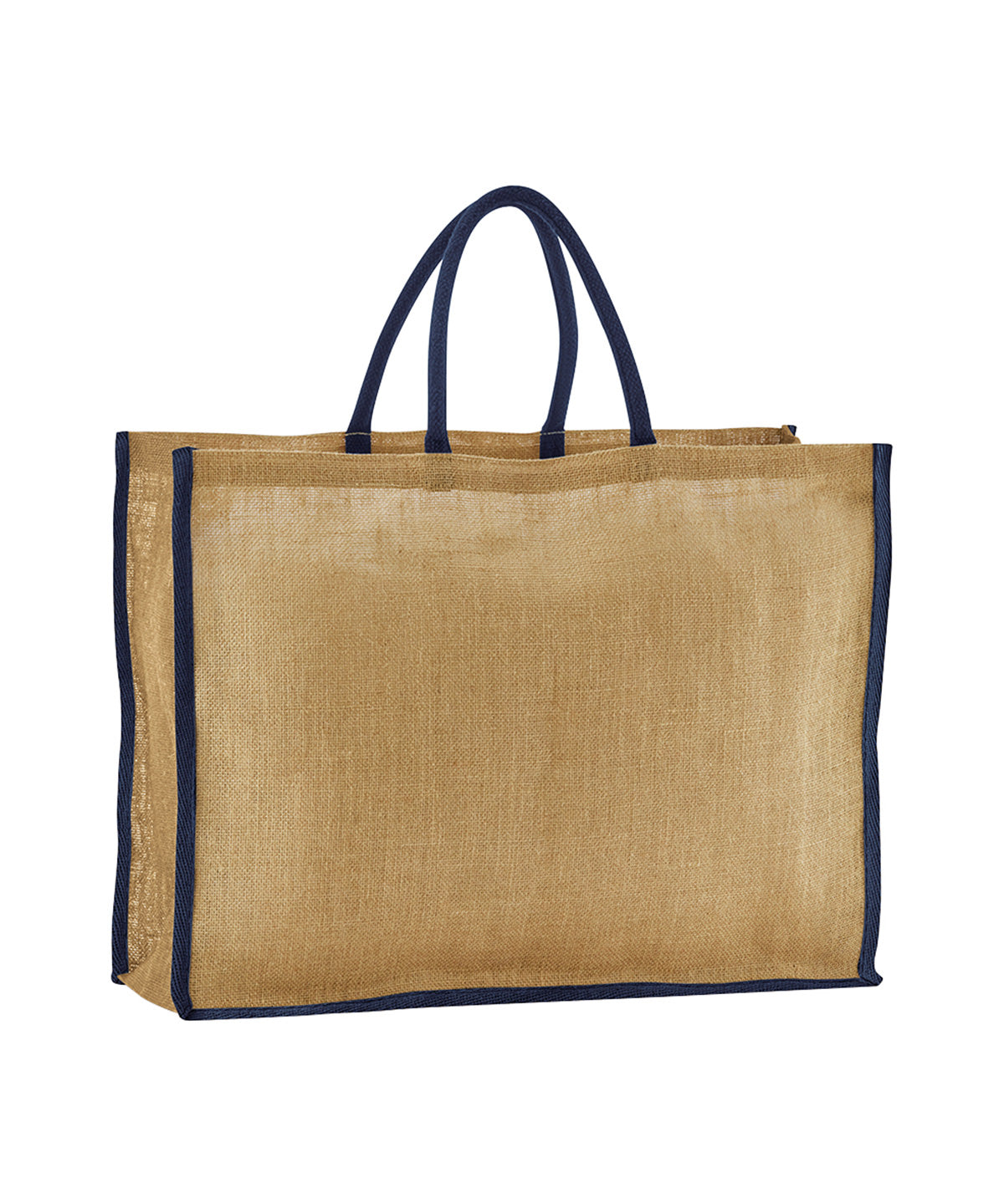 Bags - Marknadsväska i Naturlig Stärkt Jute Natural Navy One size