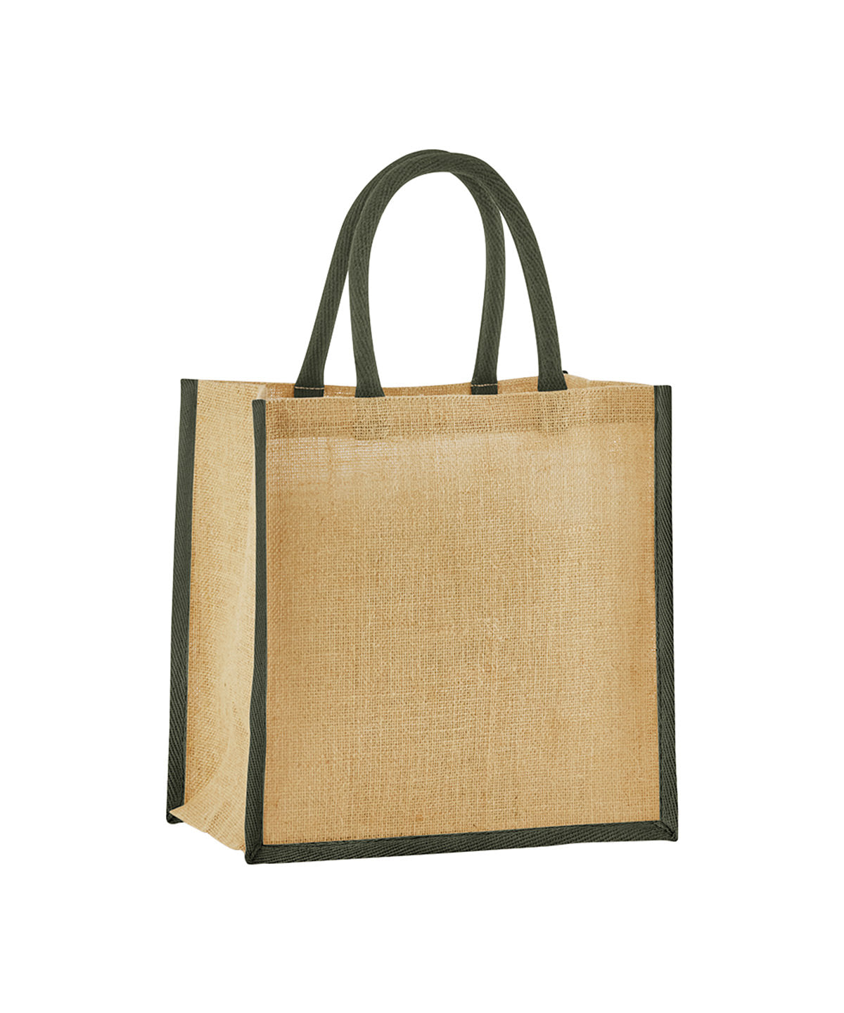 Bags - Naturlig Mini Presentpåse i Stärkt Jute Natural Olive Green One size