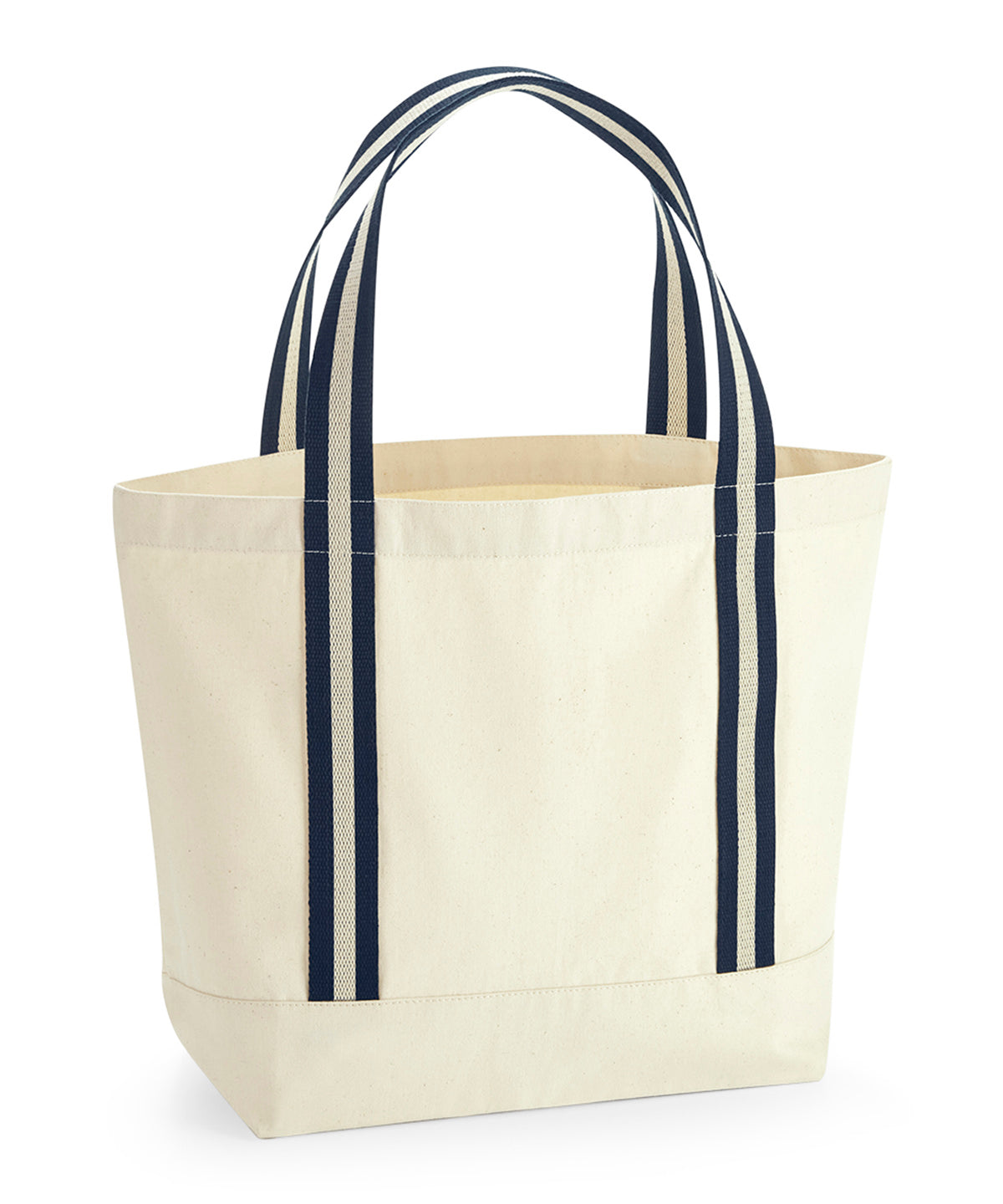 Bags - Hållbar och Stilren Tygväska i Ekologisk Bomull Natural French Navy One size