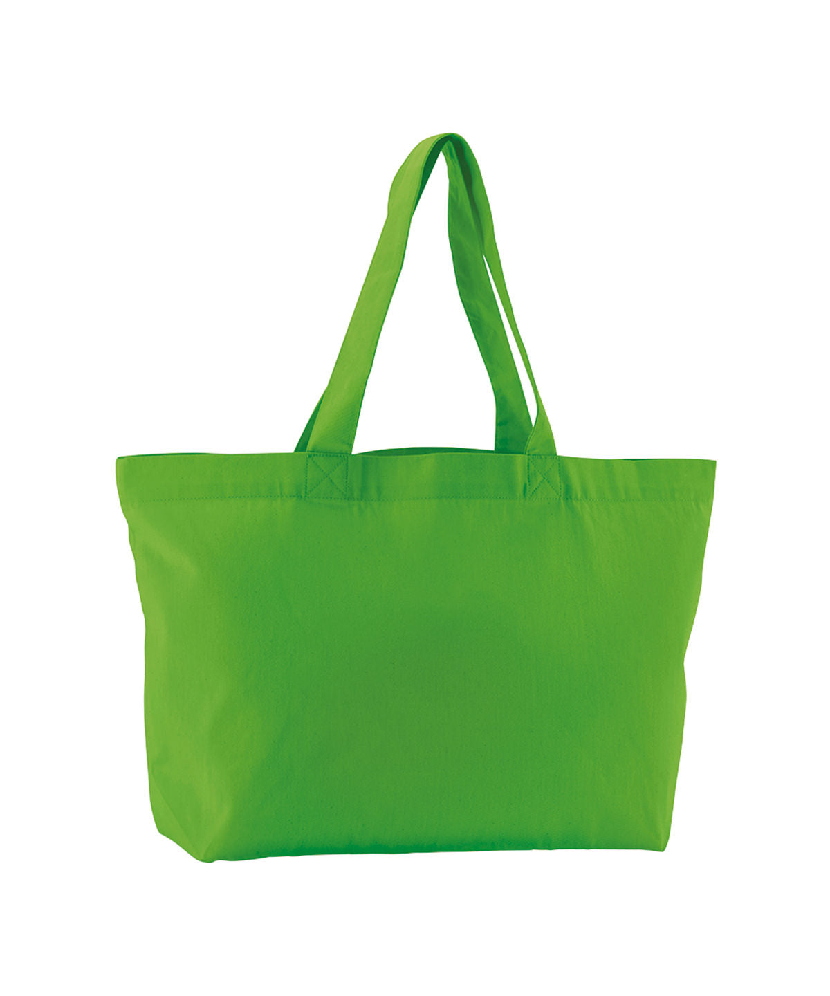 Bags - Praktisk och Hållbar Twill Shopper Apple Green One size