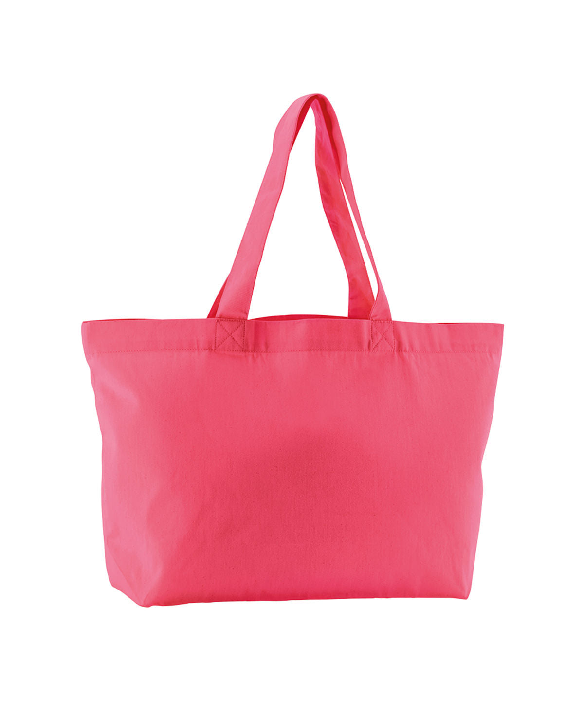 Bags - Praktisk och Hållbar Twill Shopper Raspberry Pink One size