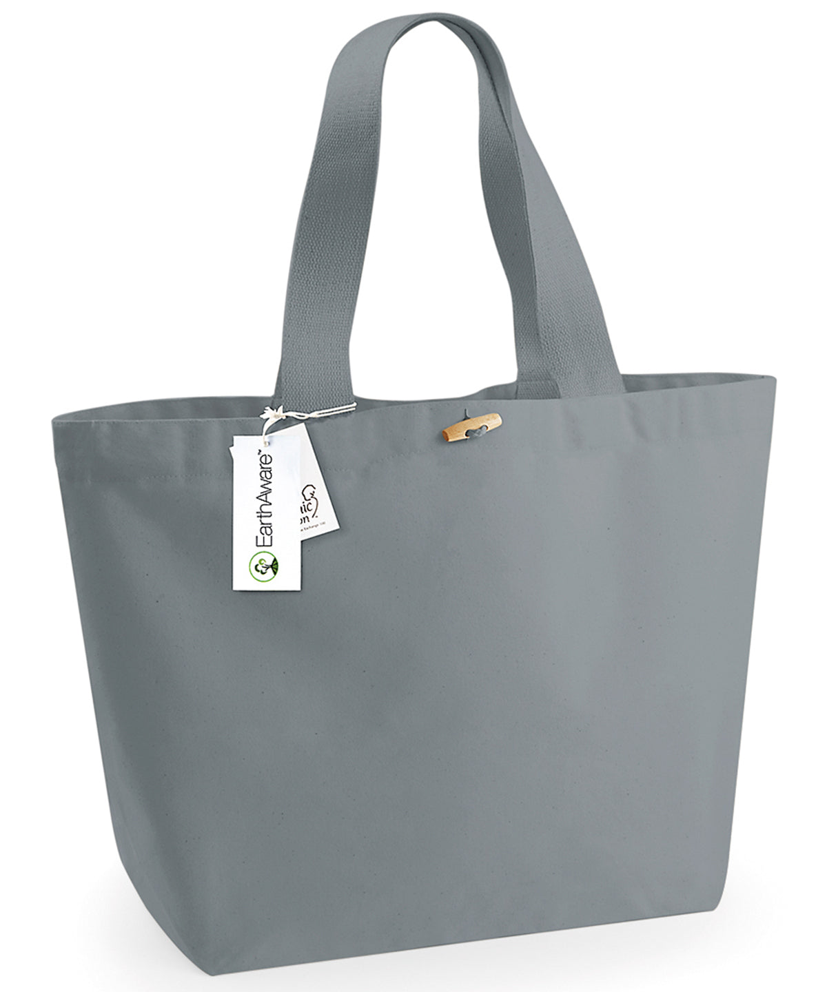 Bags - Ekologisk Väska i 100% Ekologisk Bomull Pure Grey One size