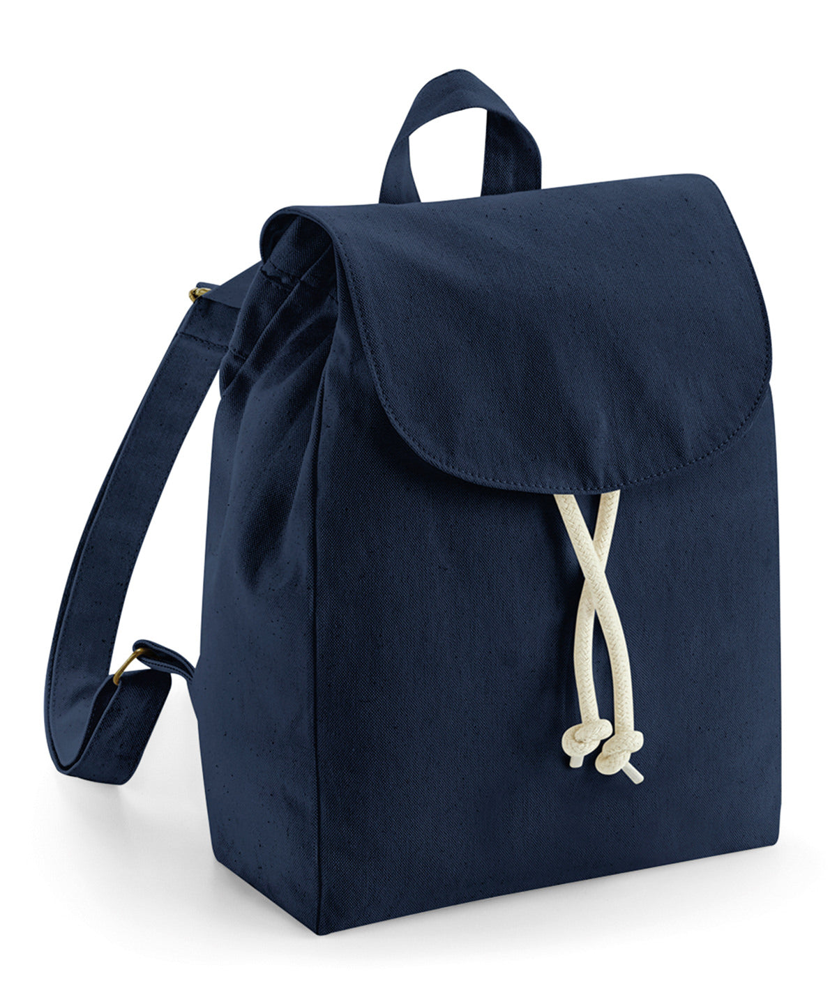 Bags - Kompakt och Hållbar Ryggsäck i Ekologisk Bomull French Navy One size