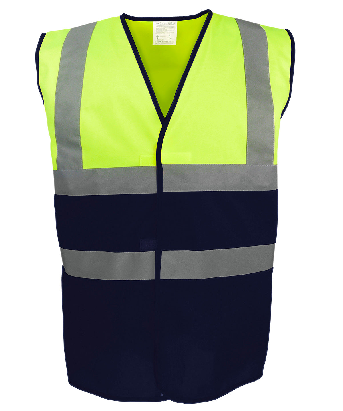 Safety Vests - Varselväst i återvunnet material Hivis Yellow Navy