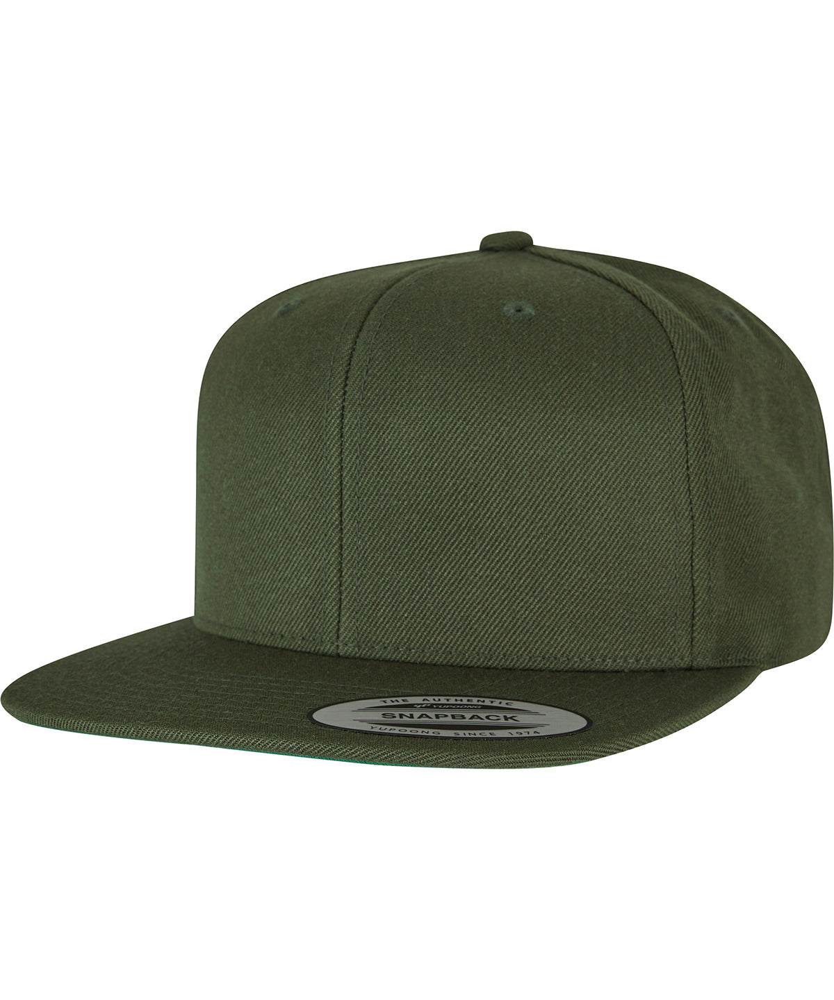 Caps - Klassisk Snapback Deep Olive One Size