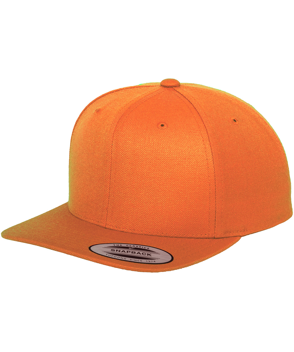 Caps - Klassisk Snapback Orange One size