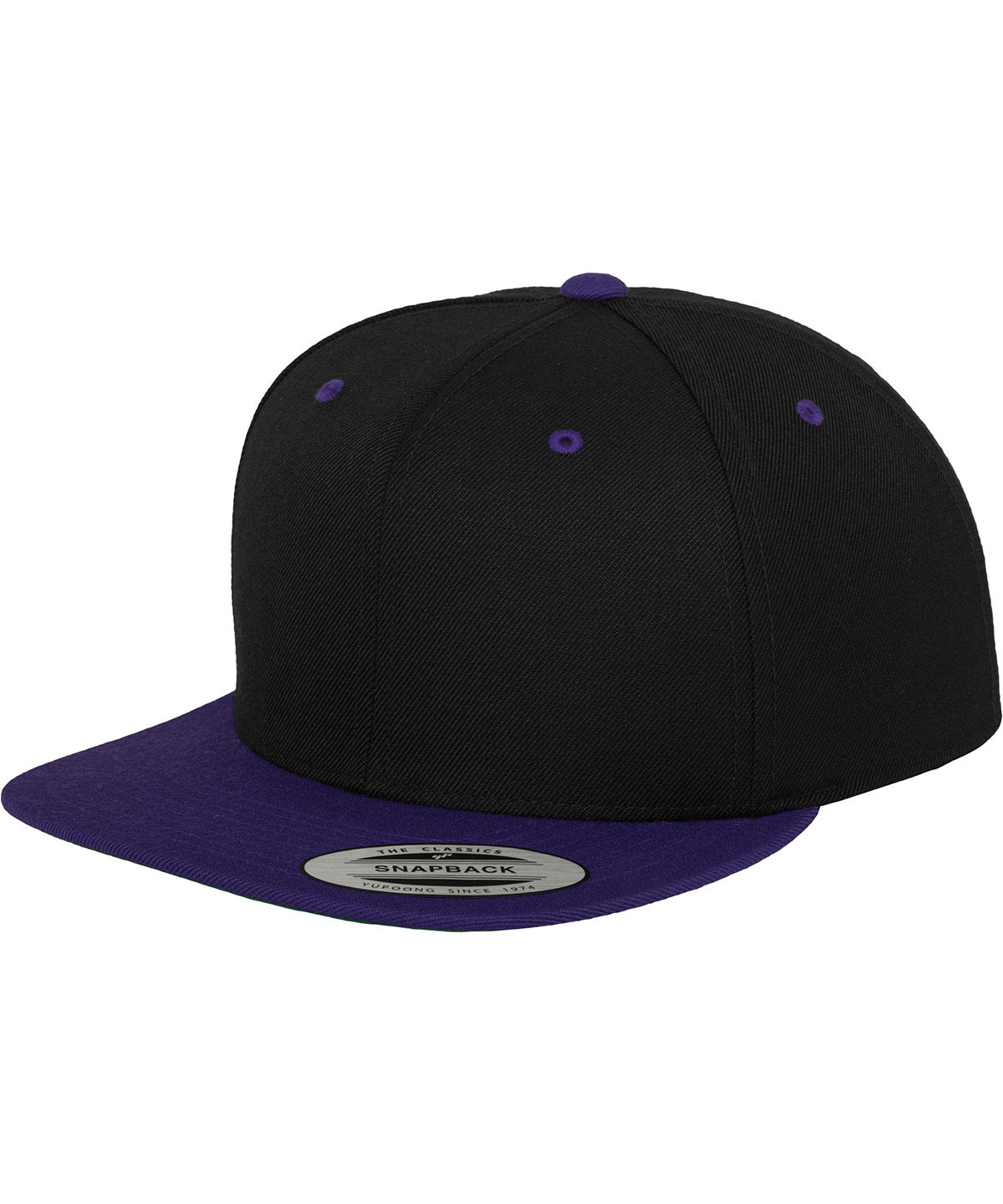 Caps - Snapback med unik designerstil Black Purple One size