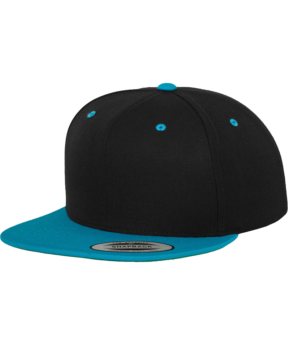 Caps - Snapback med unik designerstil Black Teal One size