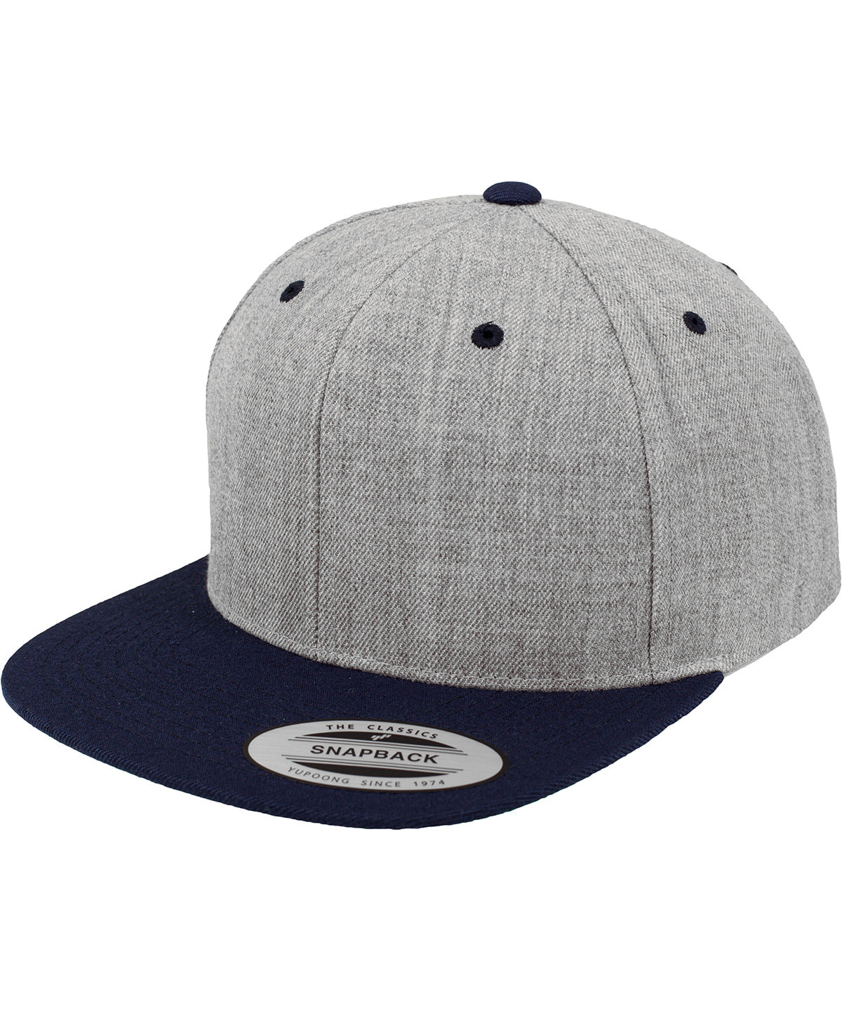 Caps - Snapback med unik designerstil Heather Navy One size