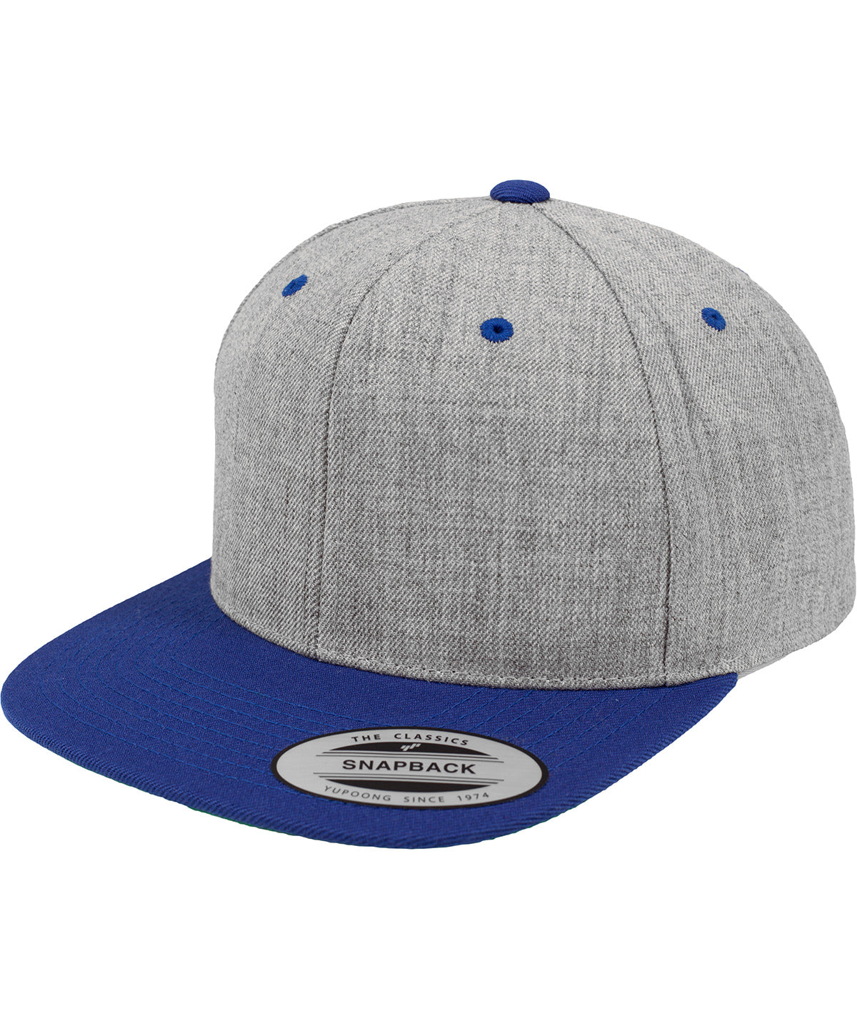 Caps - Snapback med unik designerstil Heather Royal One size