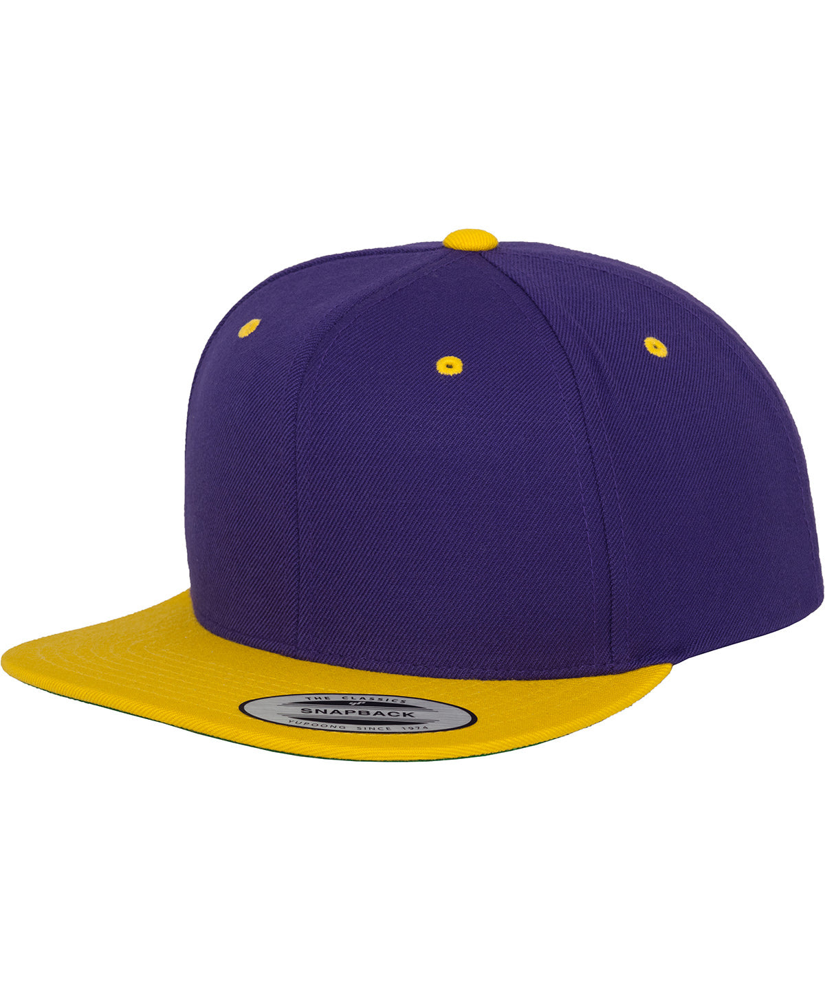 Caps - Snapback med unik designerstil Purple Gold One size