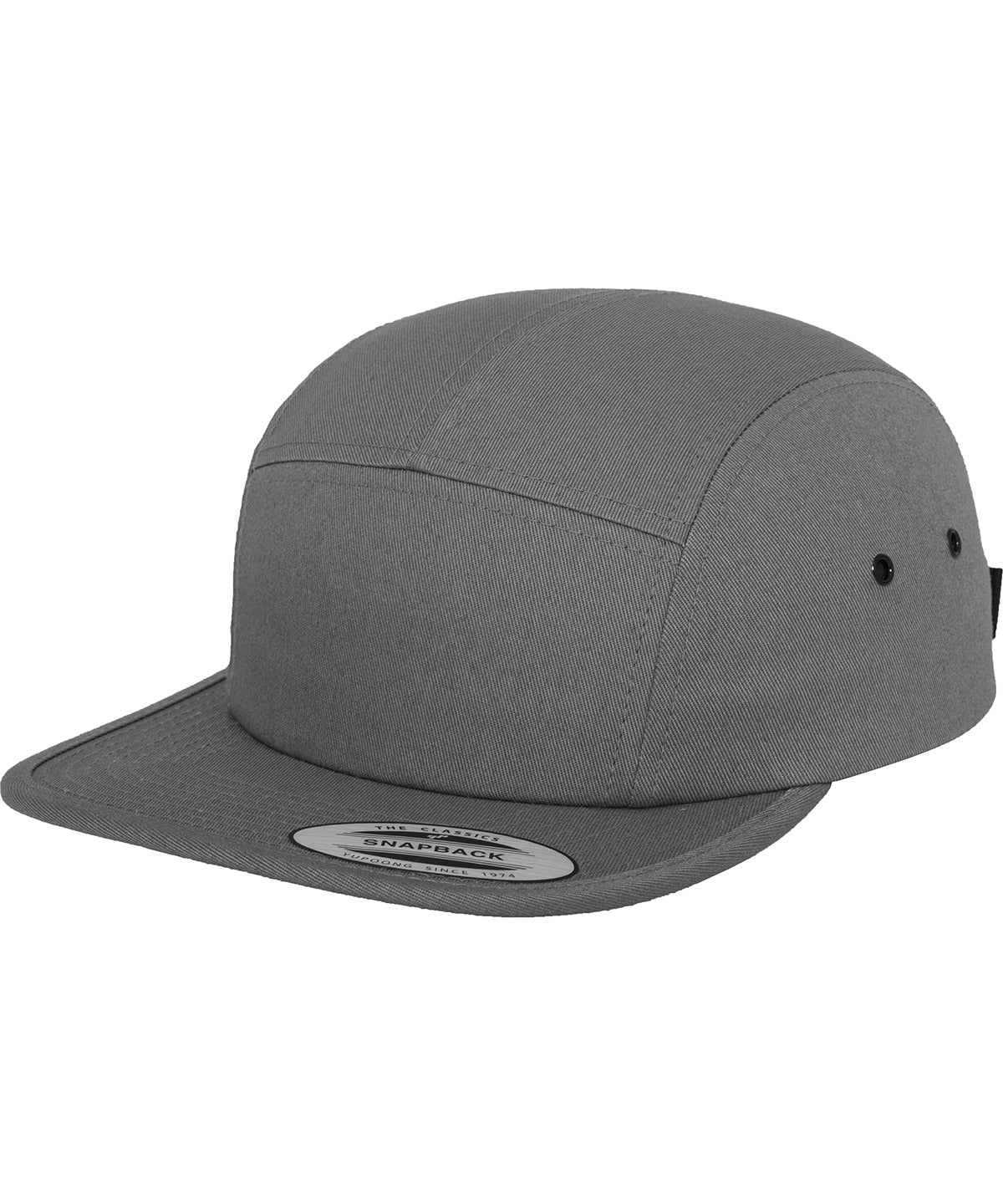 Caps - Klassisk 5-panel jockey keps Dark Grey One size