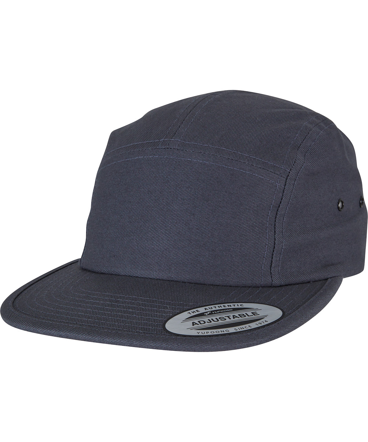 Caps - Klassisk 5-panel jockey keps Graphite One Size