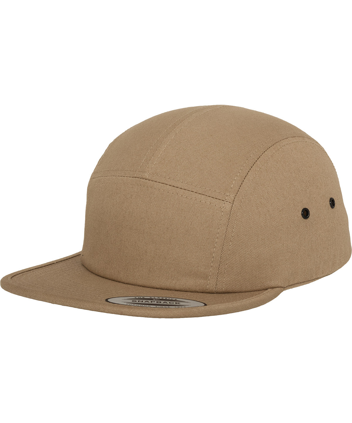 Caps - Klassisk 5-panel jockey keps Khaki One size