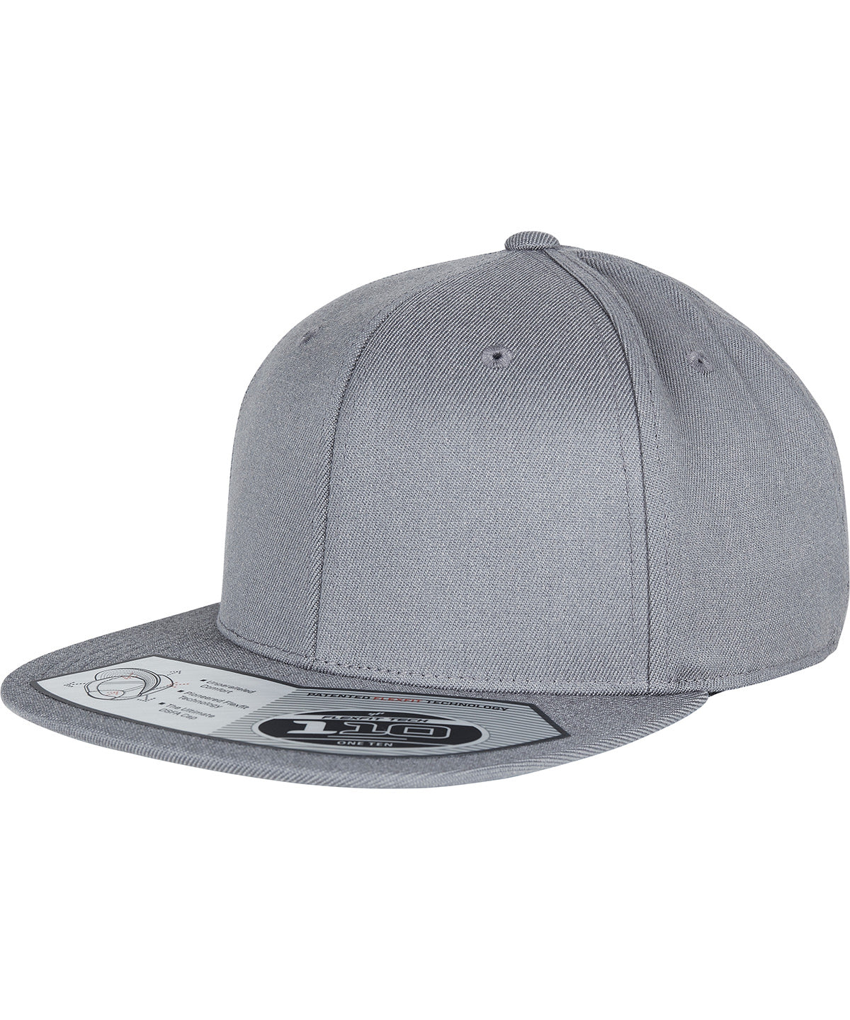 Caps - Fitted snapback keps med komfort Grey One size