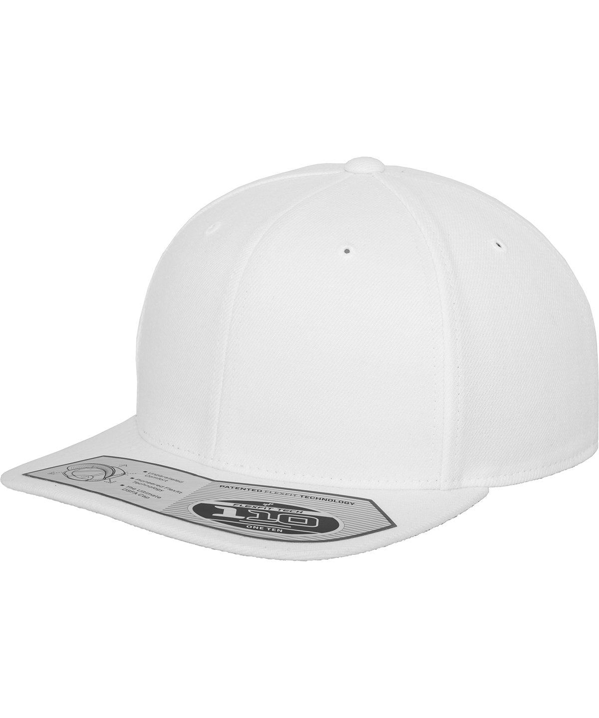 Caps - Fitted snapback keps med komfort White One size