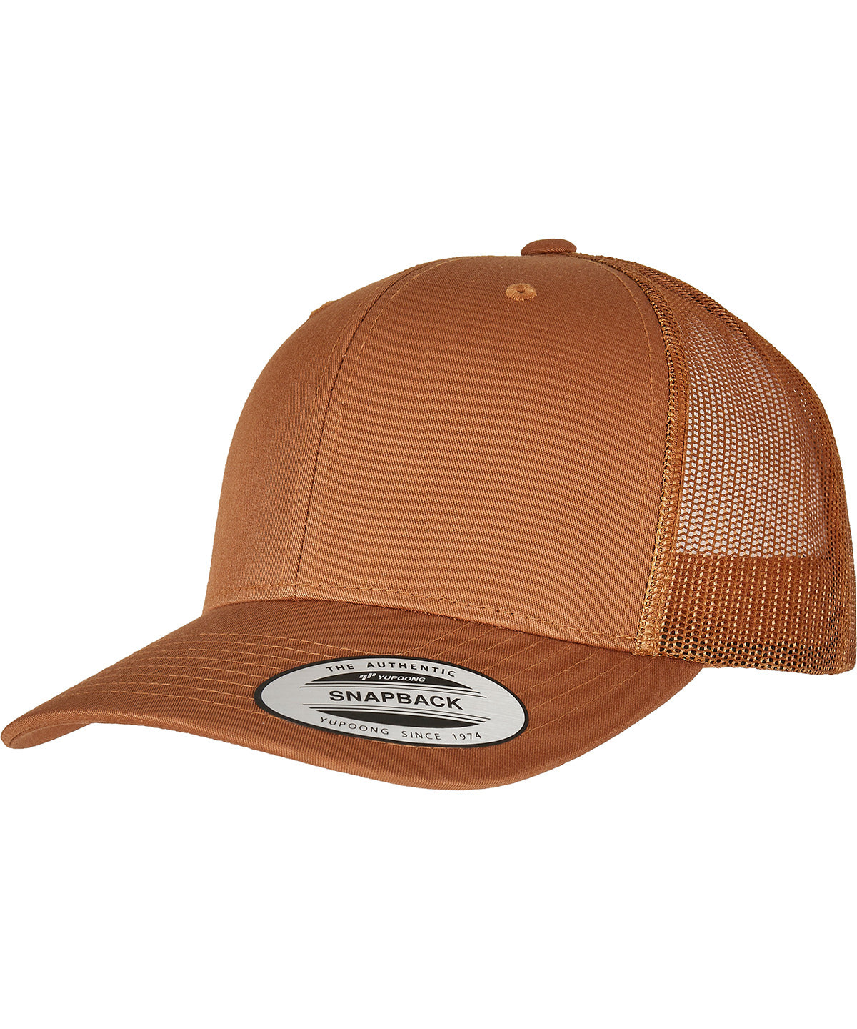 Caps - Retro trucker keps Caramel One size