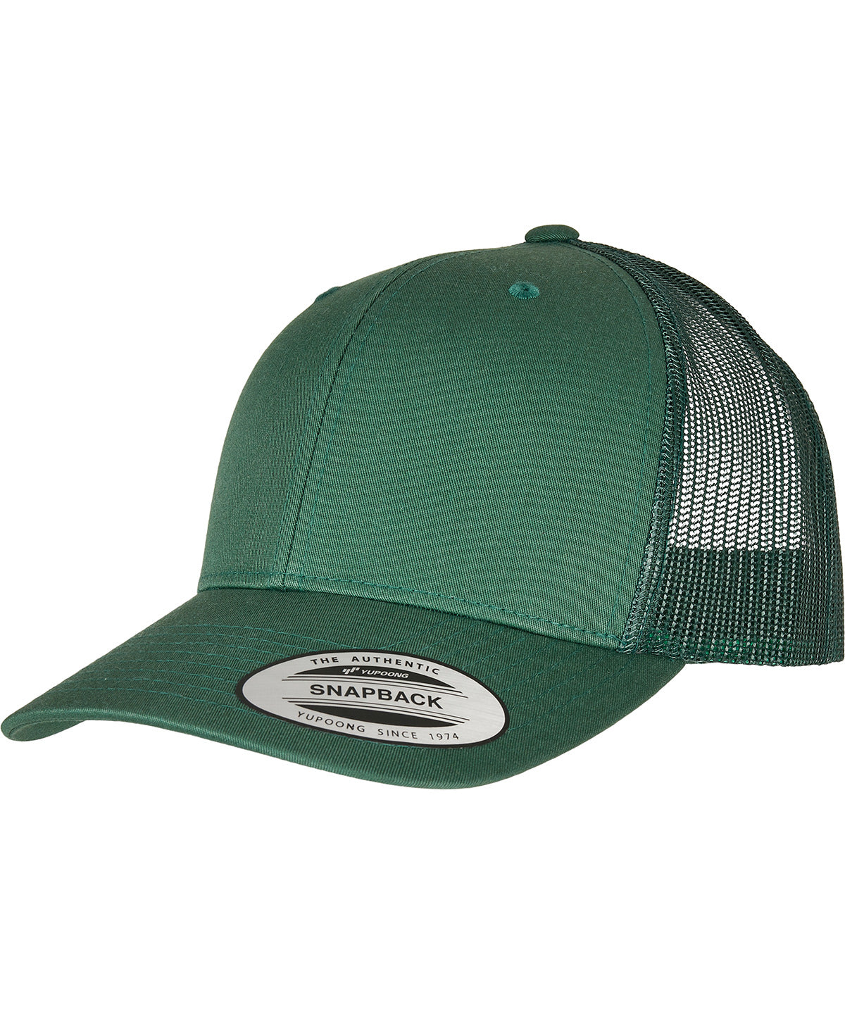 Caps - Retro trucker keps Evergreen One size