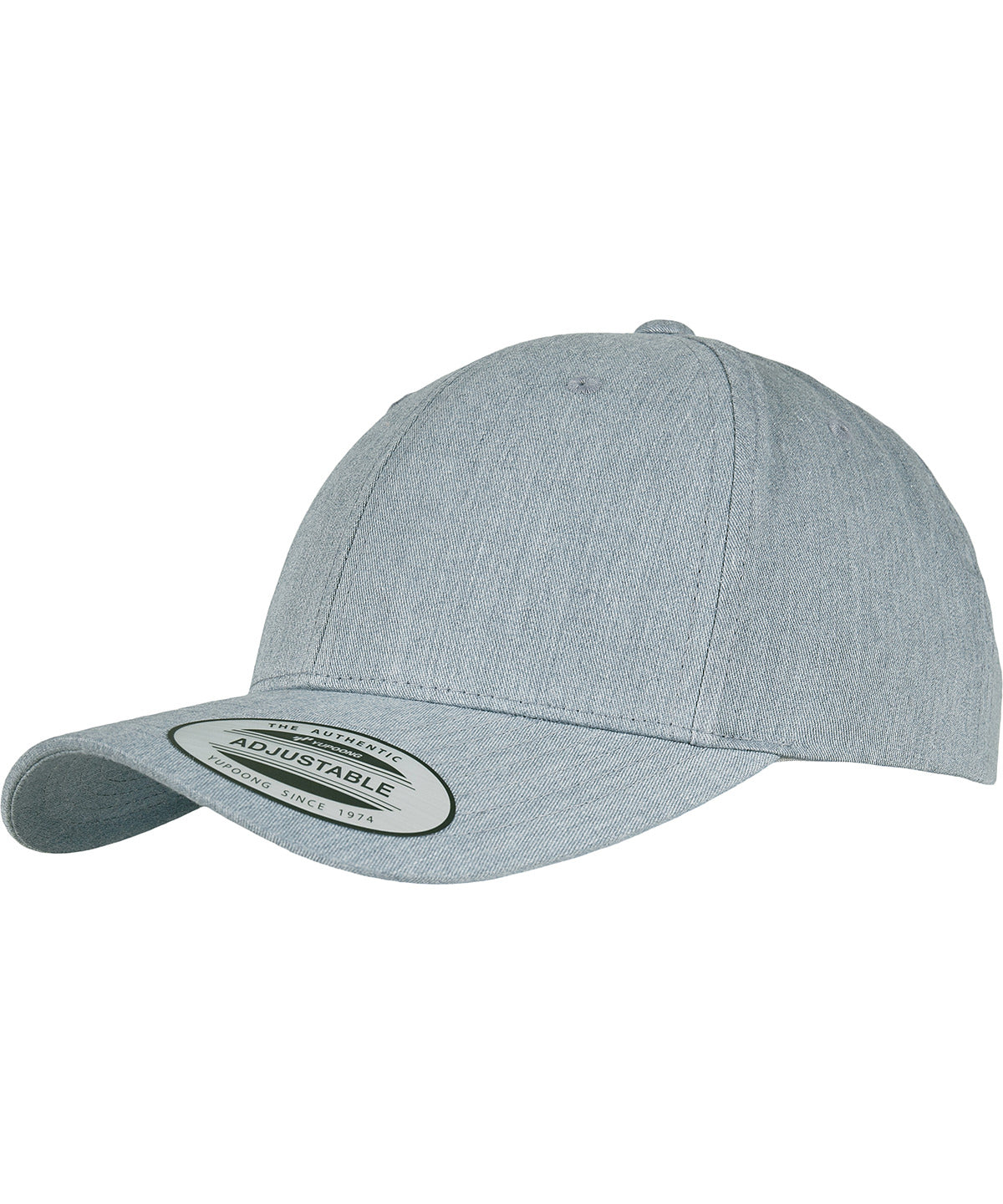 Caps - Kurvad Klassisk Snapback Heather Grey One size