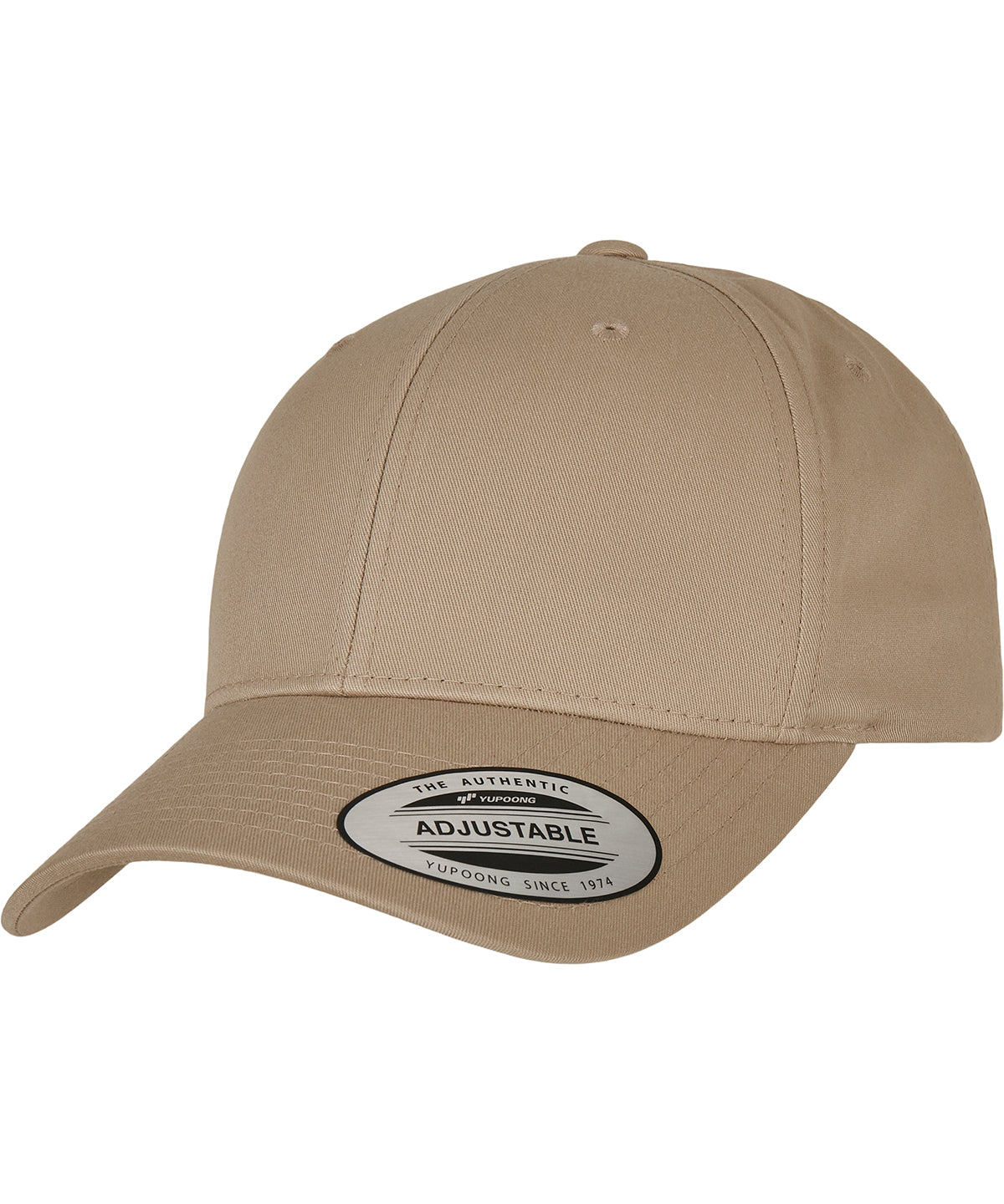 Caps - Kurvad Klassisk Snapback Khaki One size