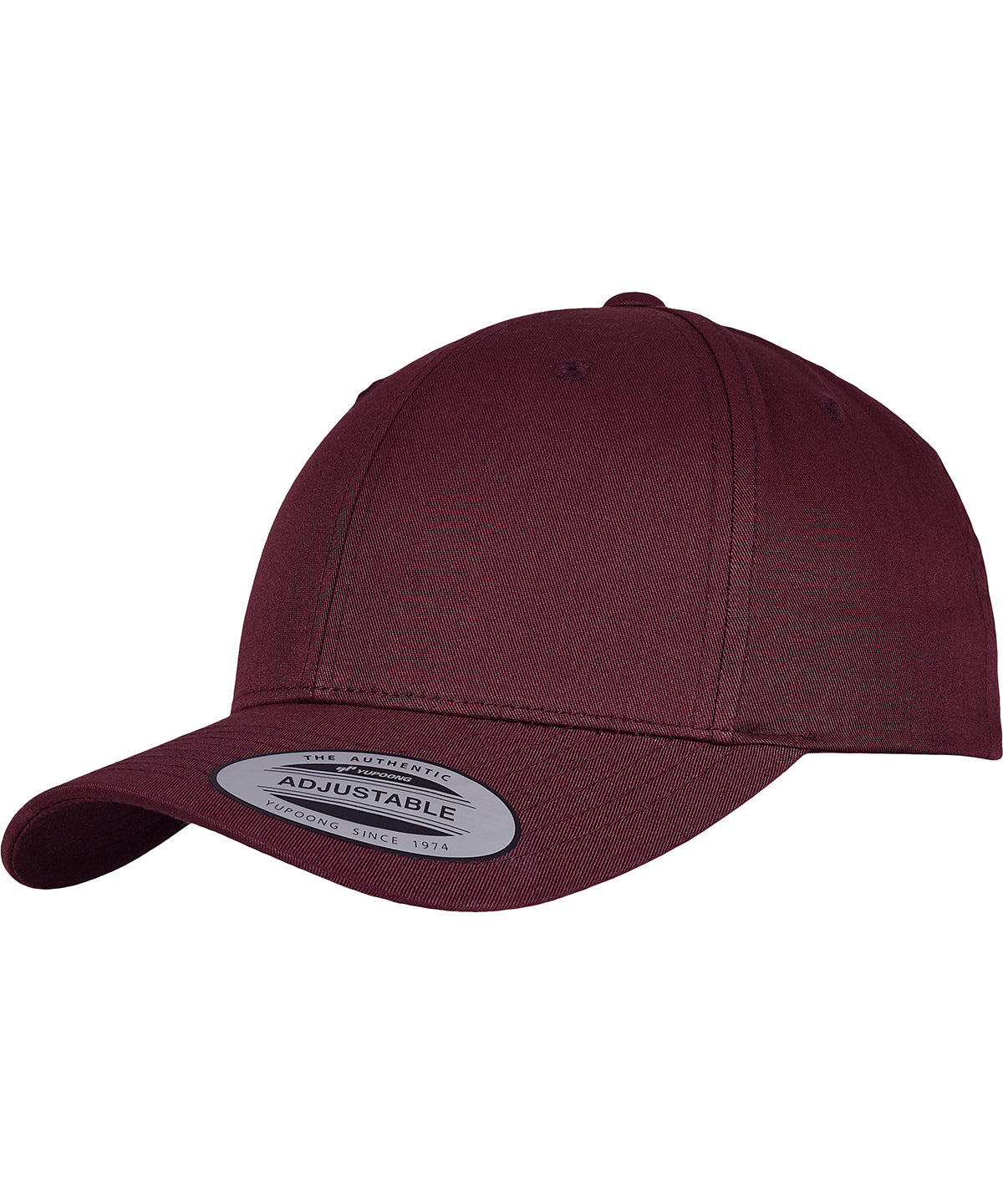 Caps - Kurvad Klassisk Snapback Maroon One size