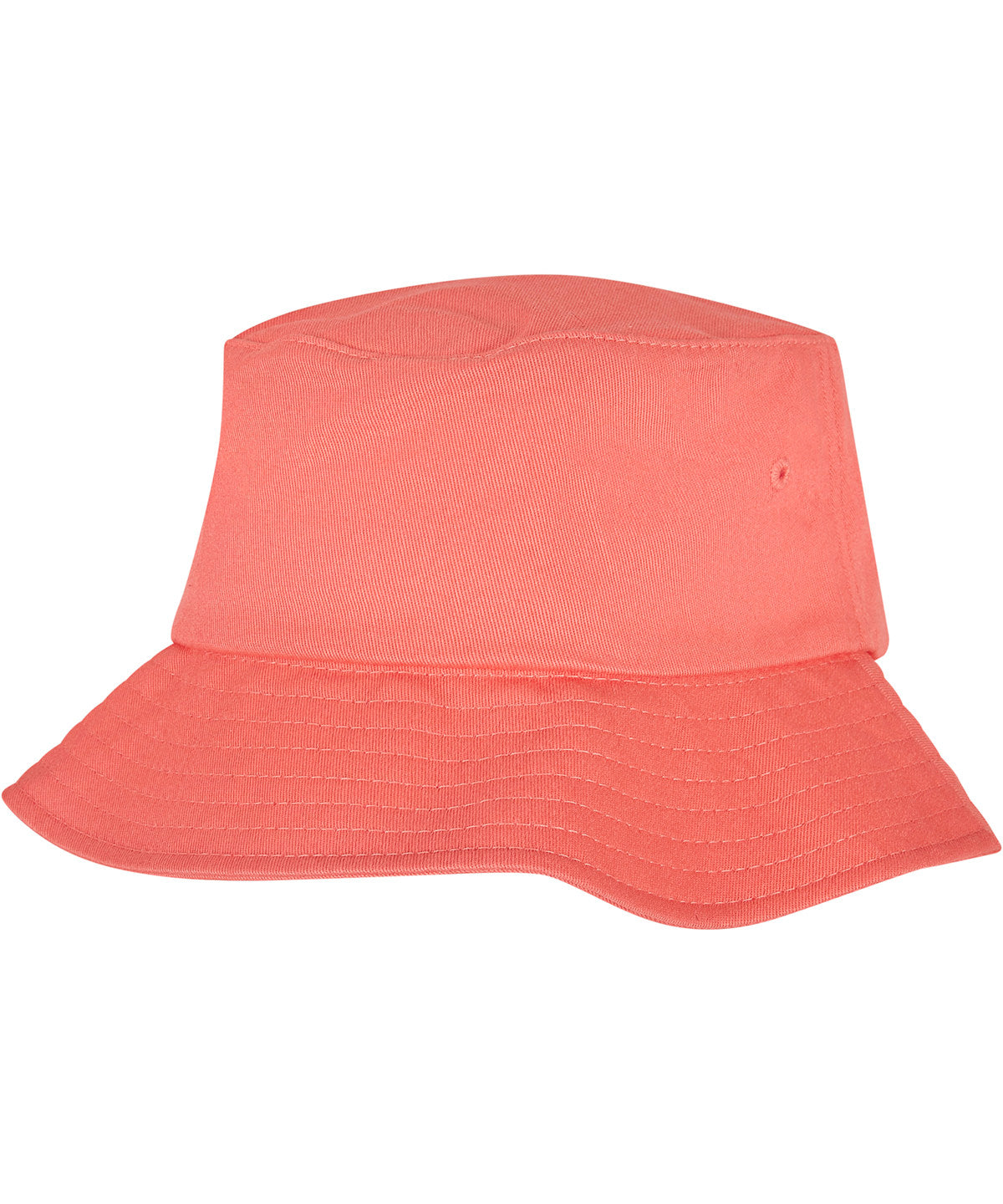 Hats - Flexfit Bomullstwill Bucket Hat Spiced Coral One size