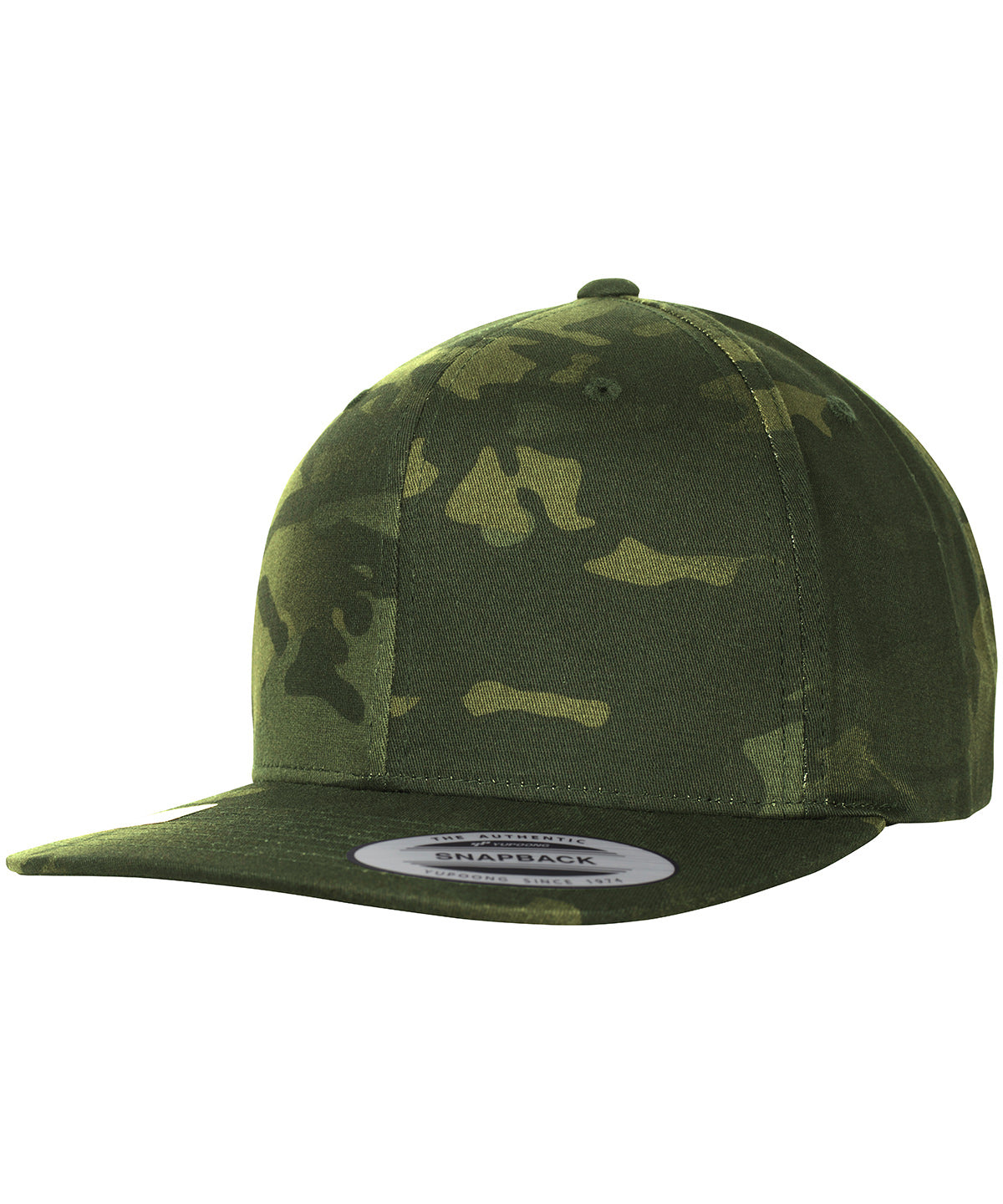 Caps - Klassisk Snapback med Multicam-mönster Tropic One size