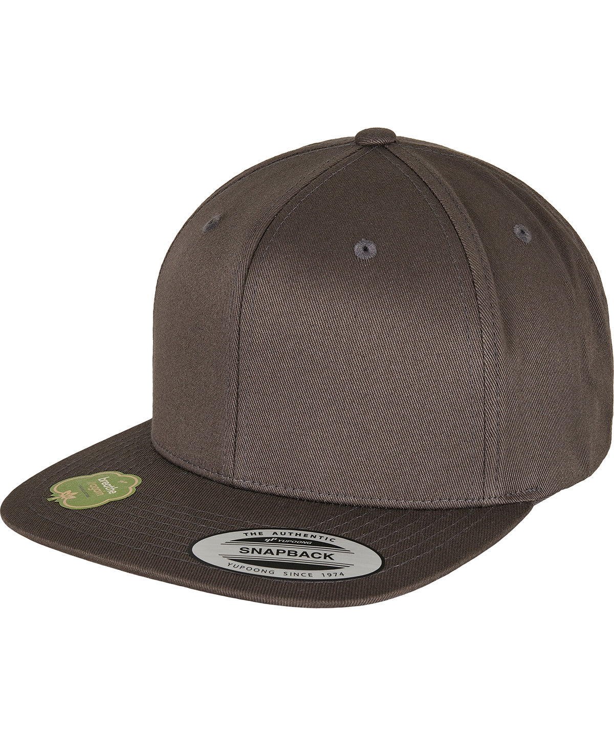 Caps - Ekologisk bomull snapback Dark Grey One size