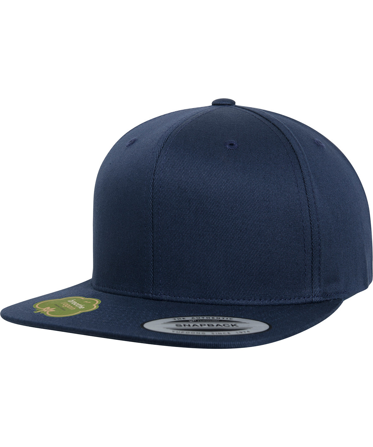 Caps - Ekologisk bomull snapback Navy One size