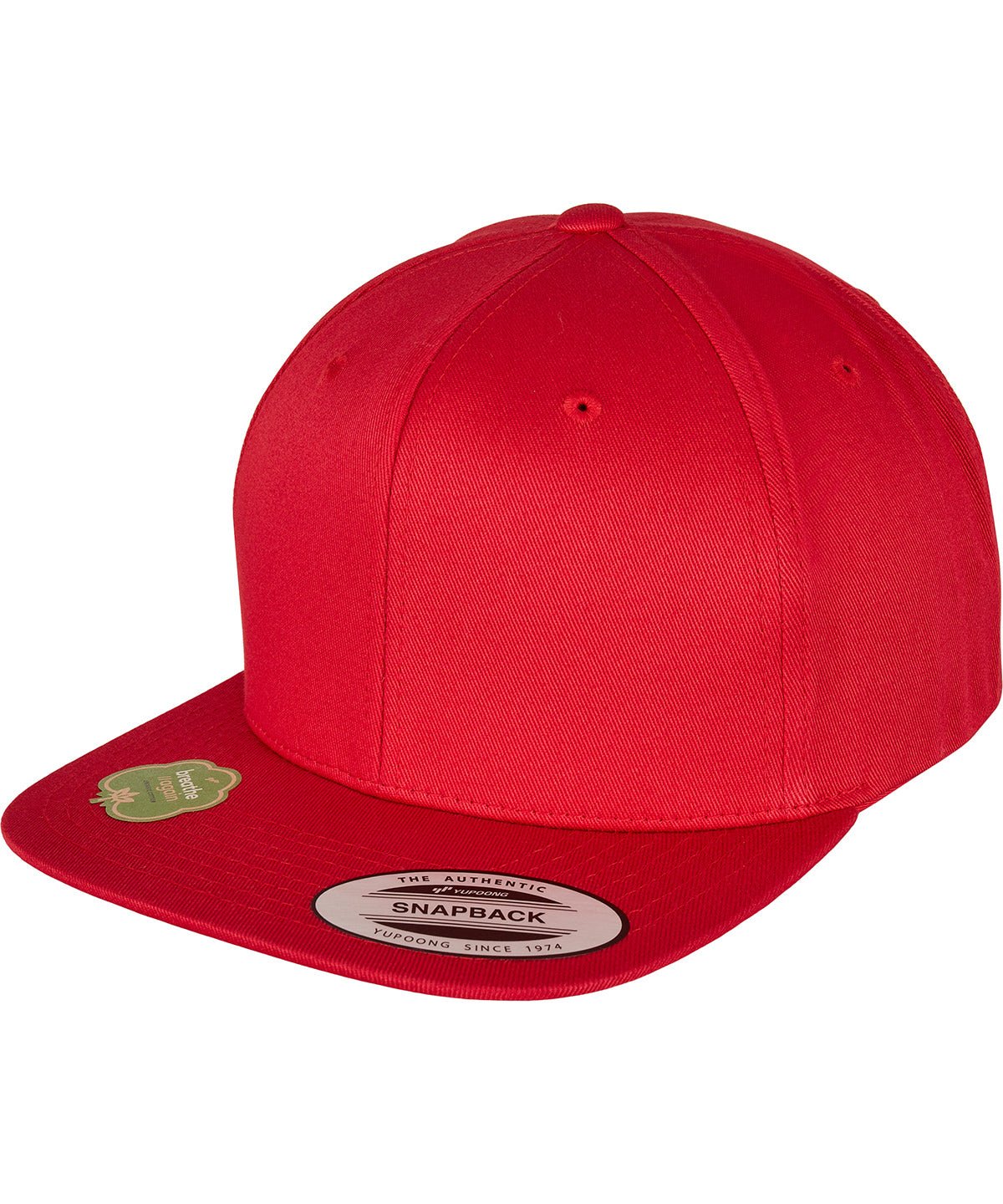 Caps - Ekologisk bomull snapback Red One size