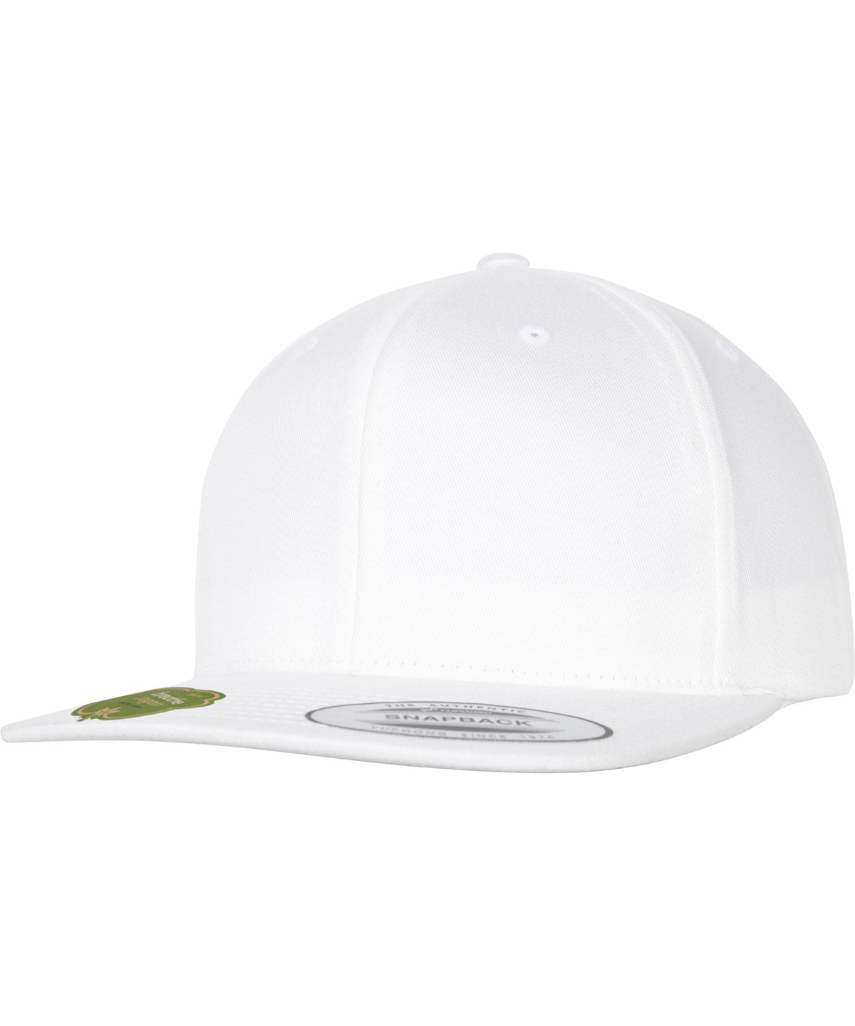 Caps - Ekologisk bomull snapback White One size