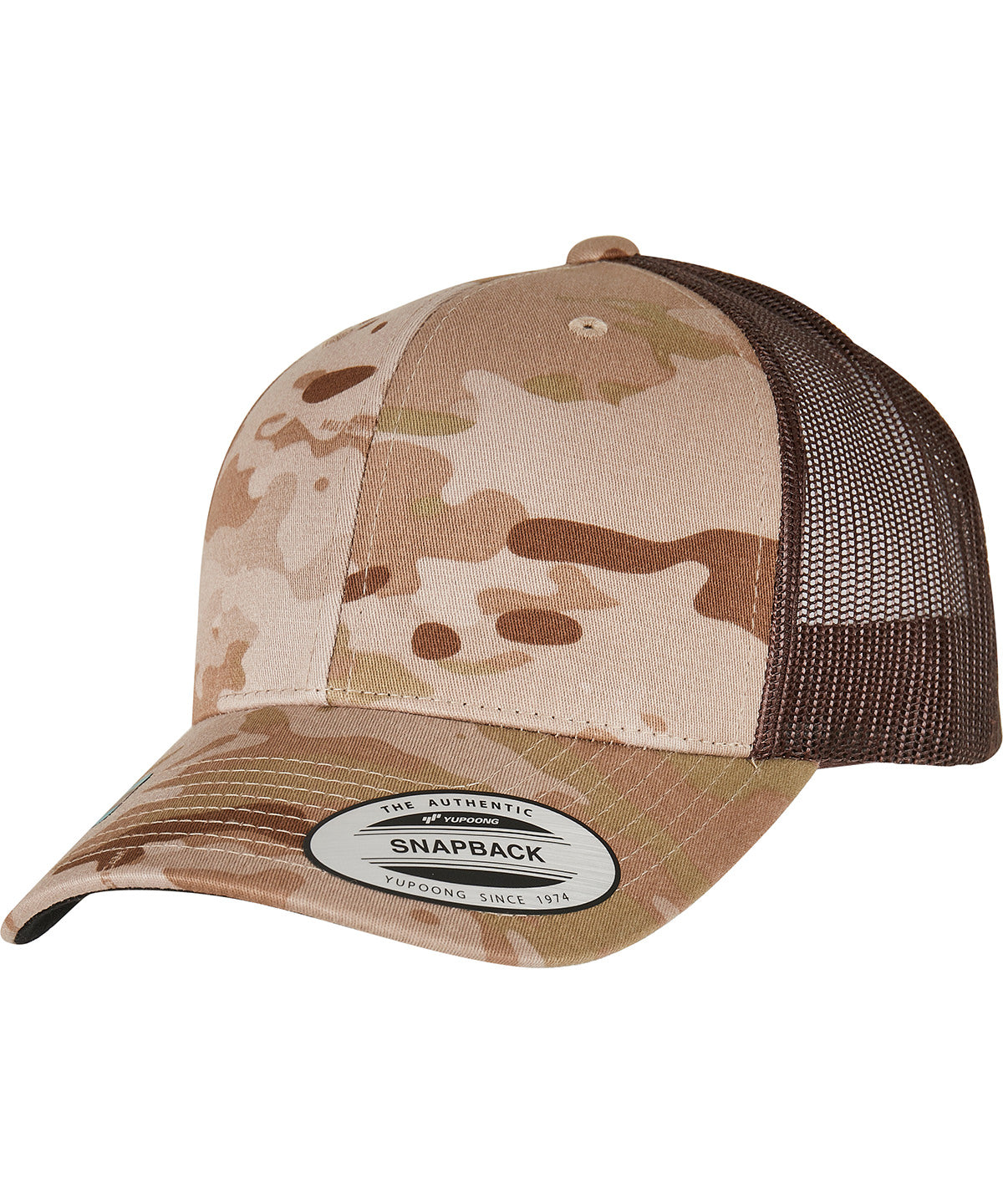 Caps - Retro trucker Multicam keps Arid Brown One size