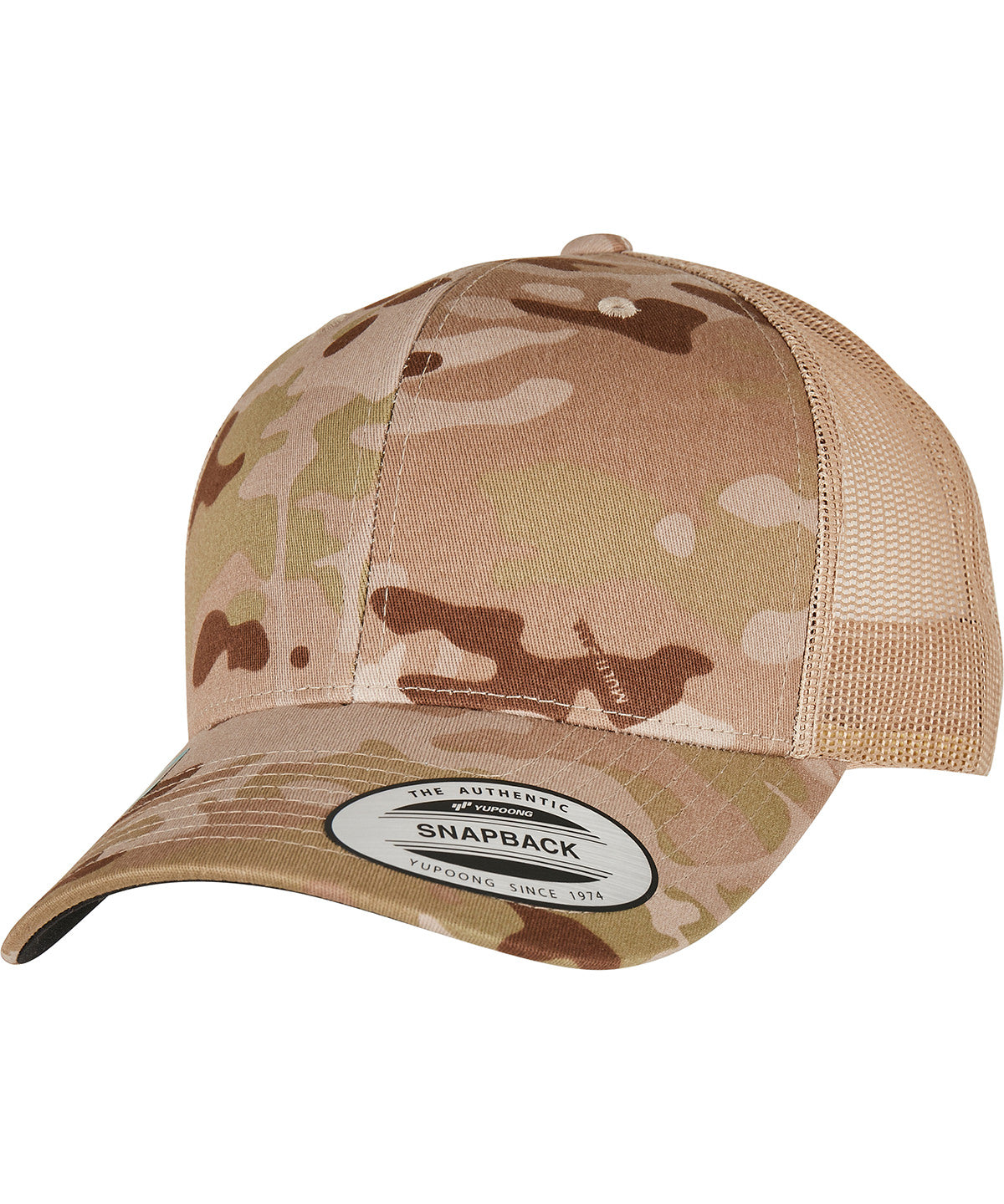 Caps - Retro trucker Multicam keps Multicam Arid Tan One size