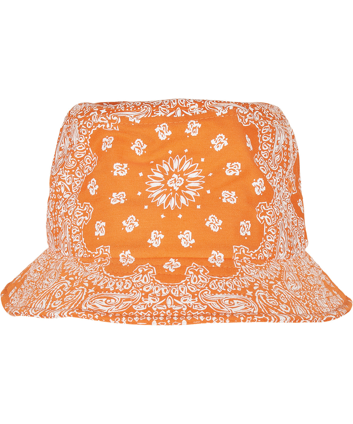 Hats - Unik Bandana-mönstrad Bucket Hat Orange One size