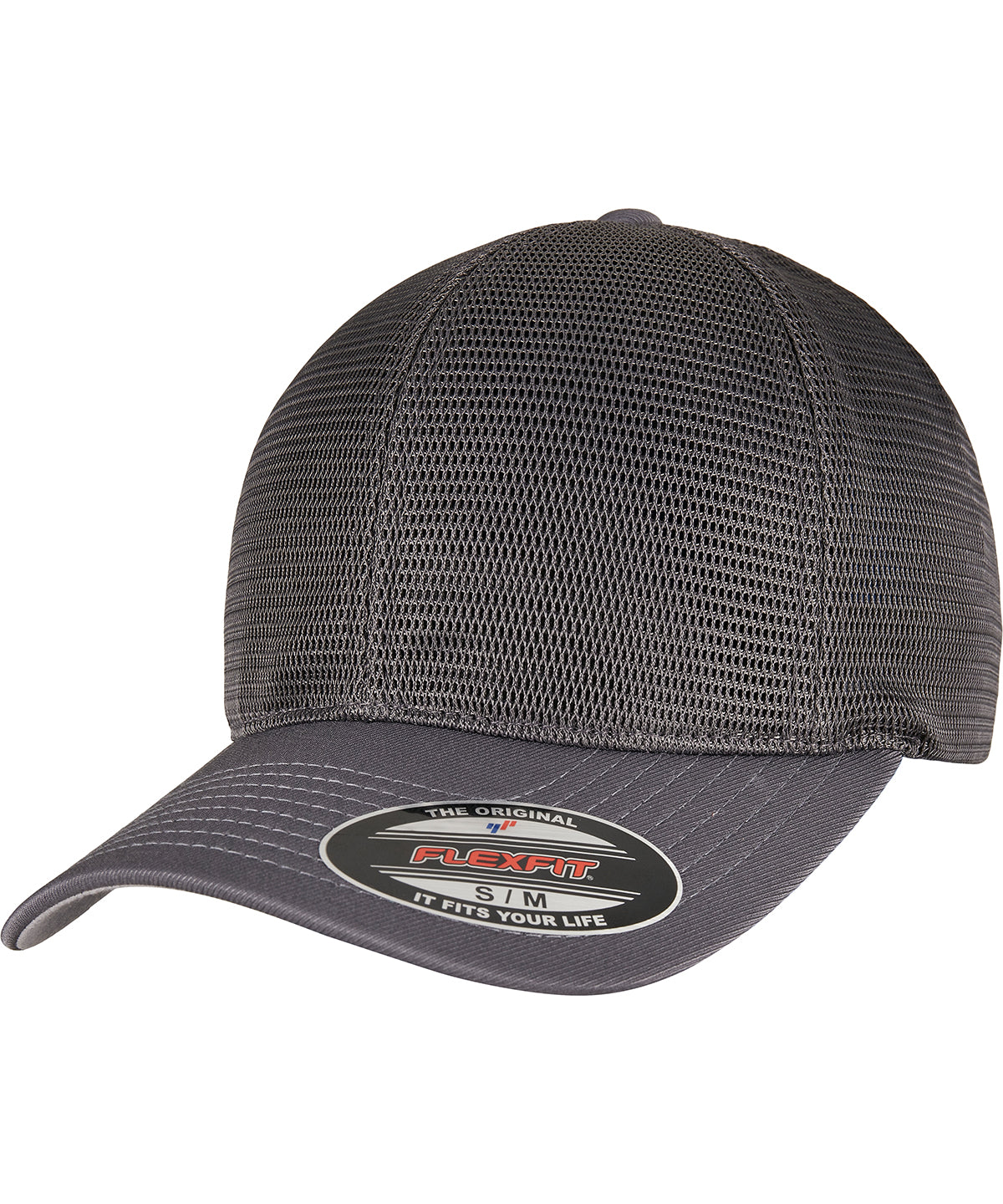 Caps - Flexfit 360 Omnimesh Kapsel Charcoal