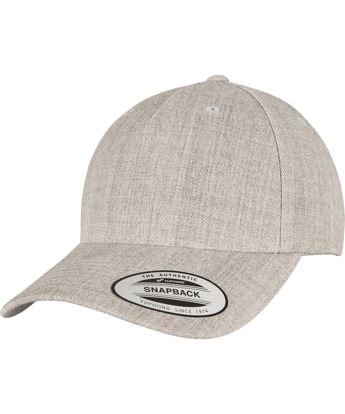 Caps - YP Classics 5-panel Premium Keps Heather Grey One size