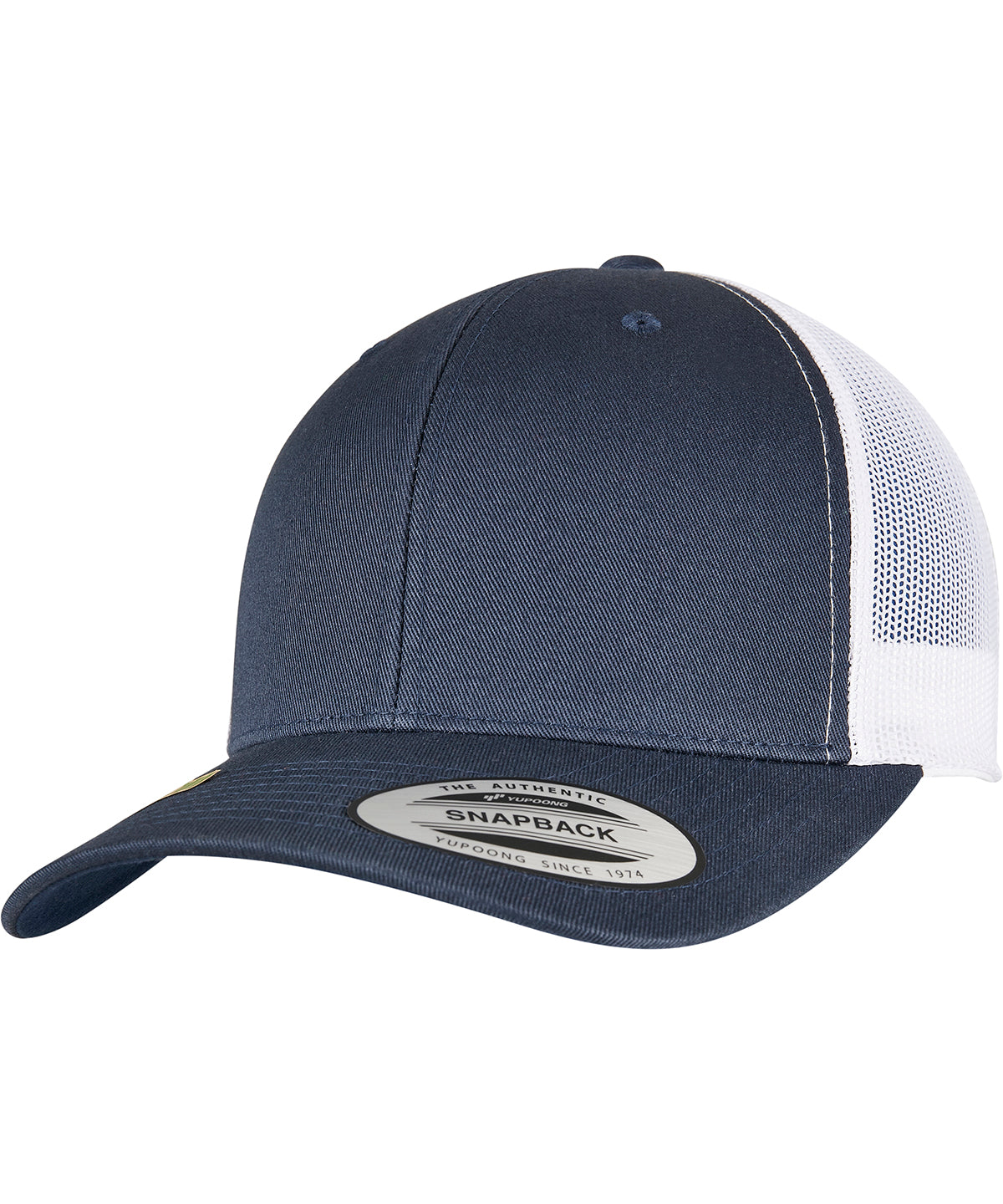 Caps - YP Classics Återvunna Retro Trucker Keps Navy White One size