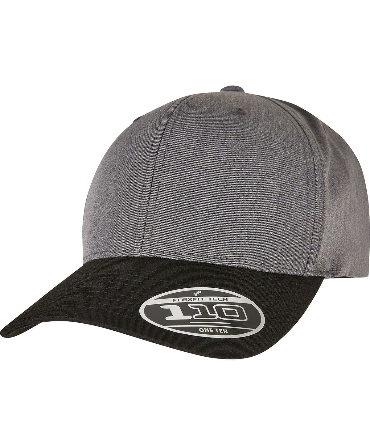 Caps - Melange Mix Keps Dark Grey Black One size