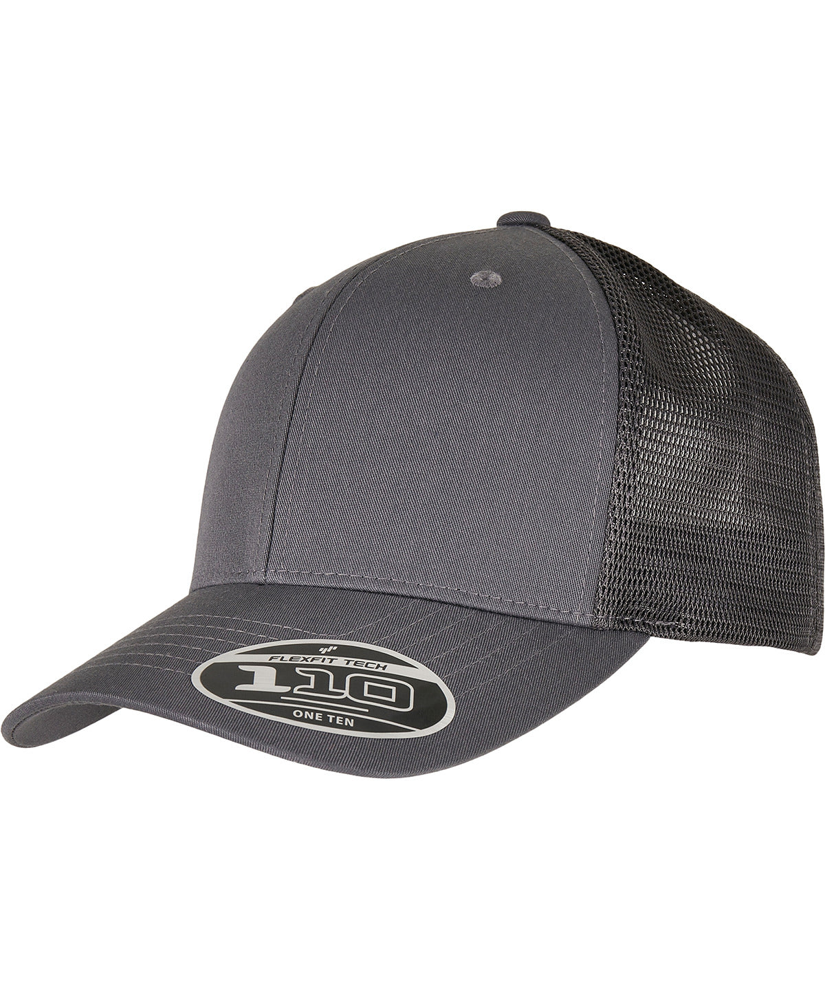 Caps - Flexfit Melange Trucker 110PT Grey Melange One size