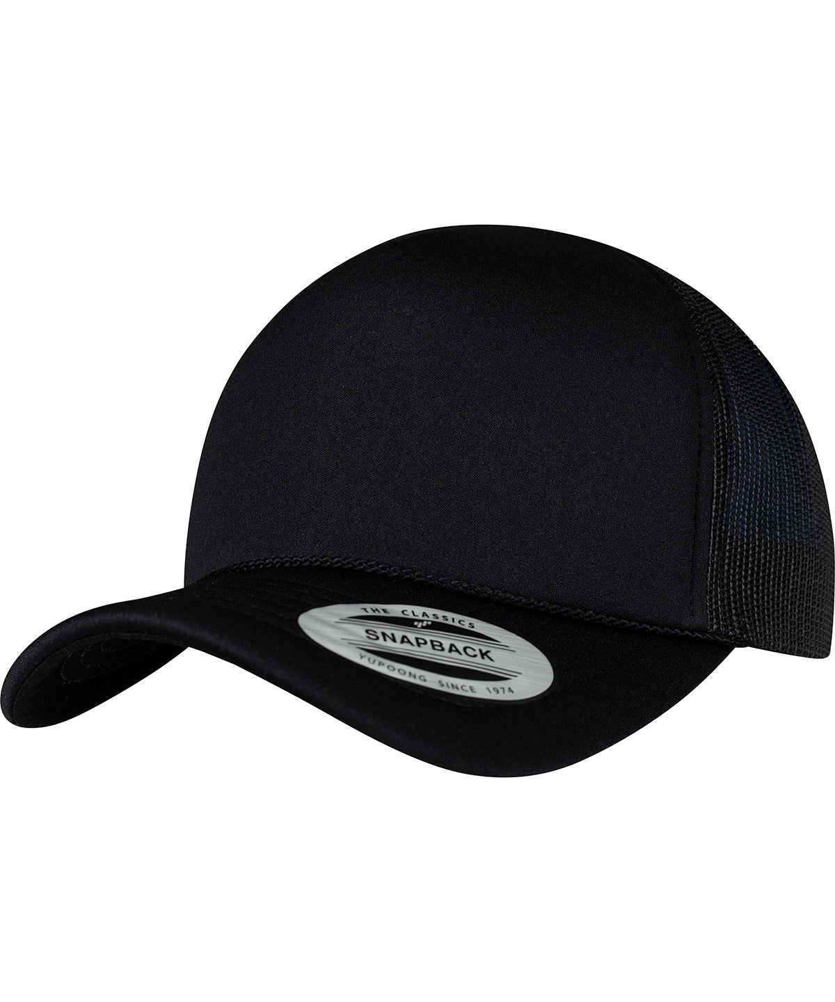 Caps - Klassisk Truckerkeps med Böjd Skärm Black Black Black One size