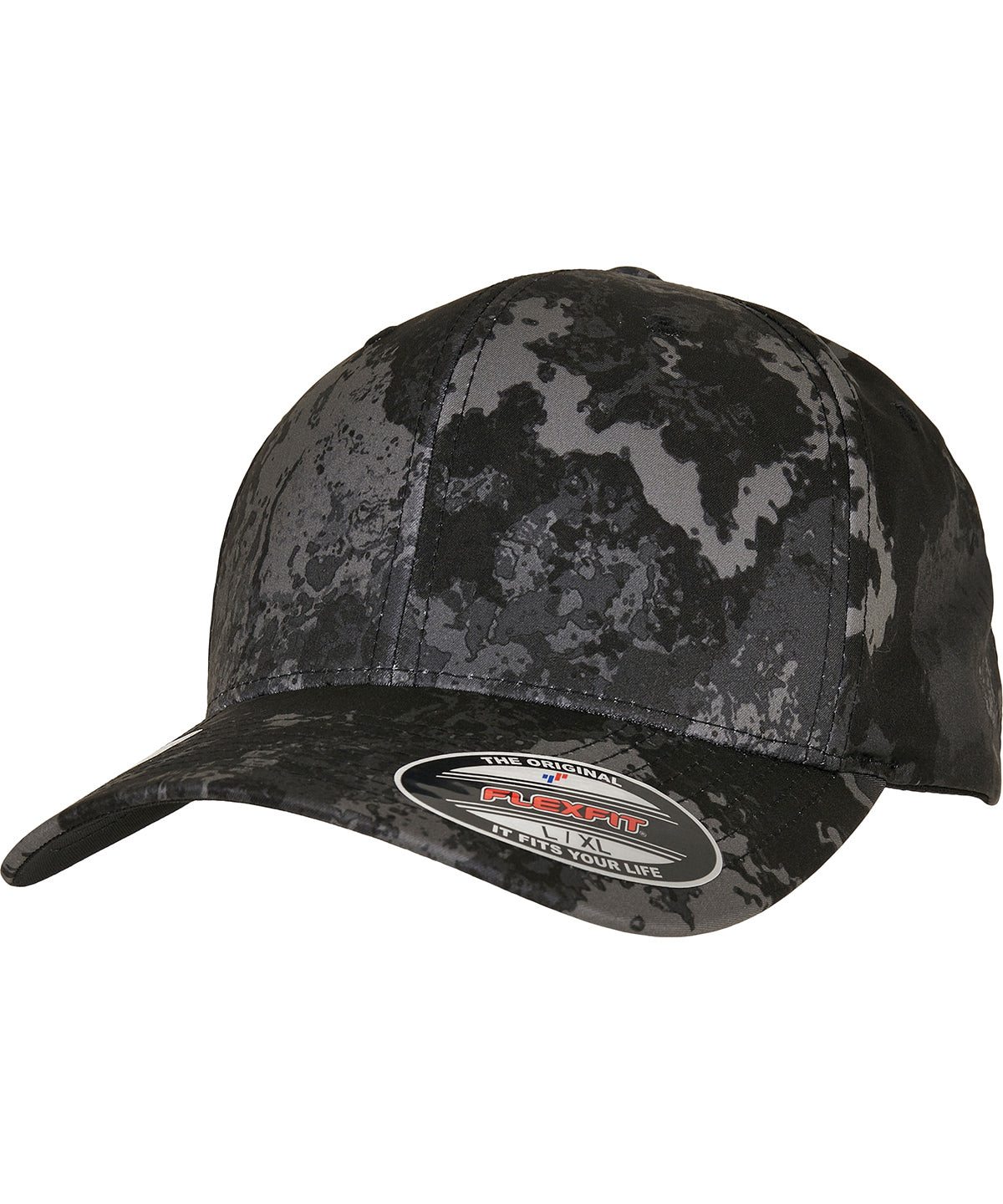 Caps - Poseidon Flexfit Veil Camo keps Poseidon Black