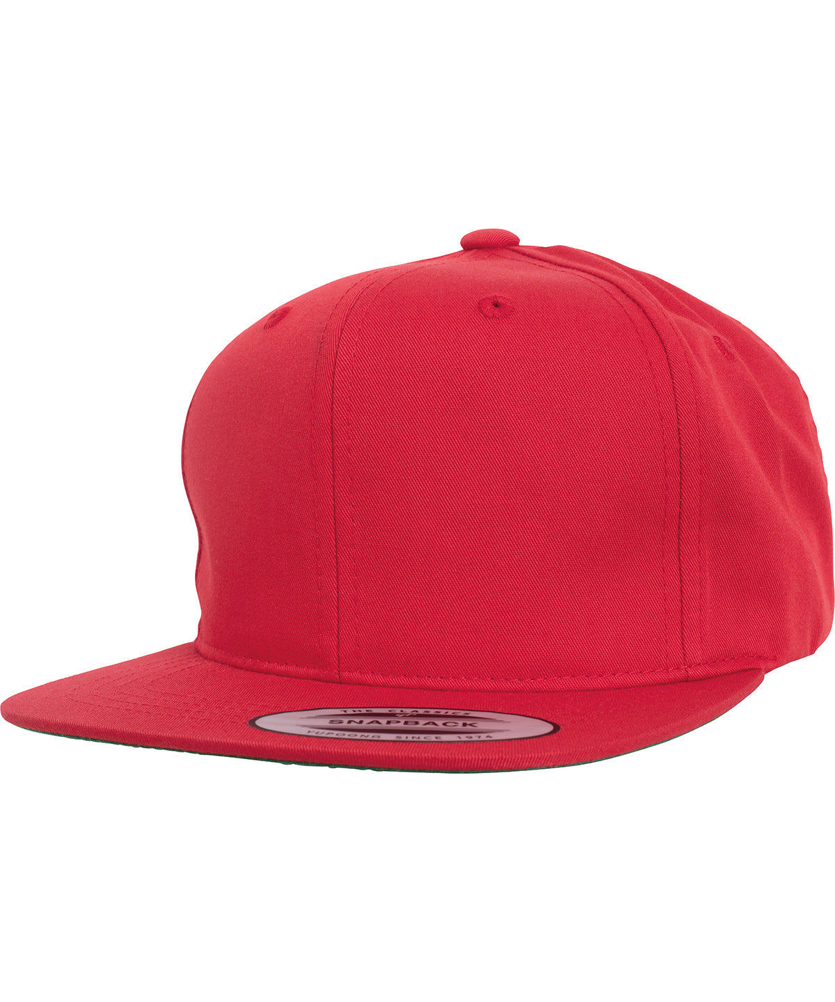 Caps - Pro-stil Twill Snapback Keps för Ungdomar Red One size